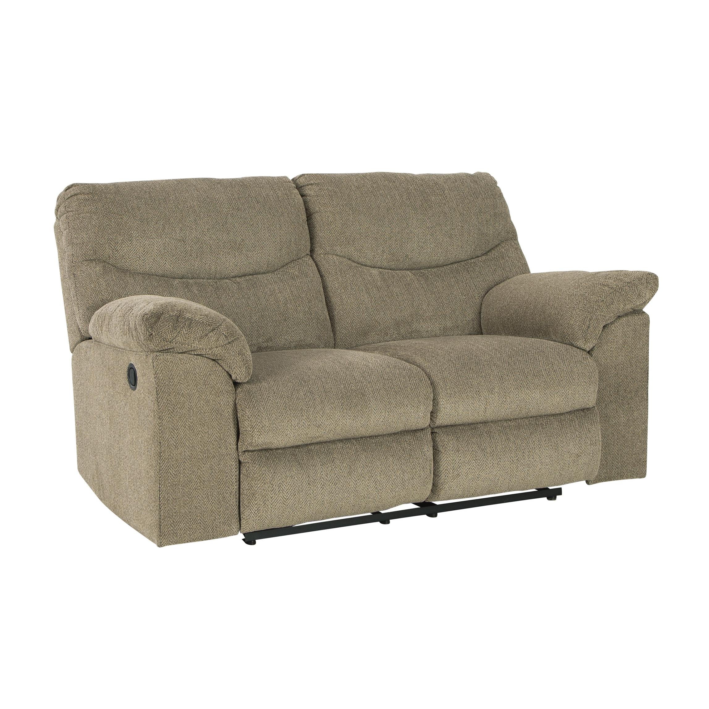 Signature Design By Ashley Alphons Reclining Fabric Loveseat 2820286