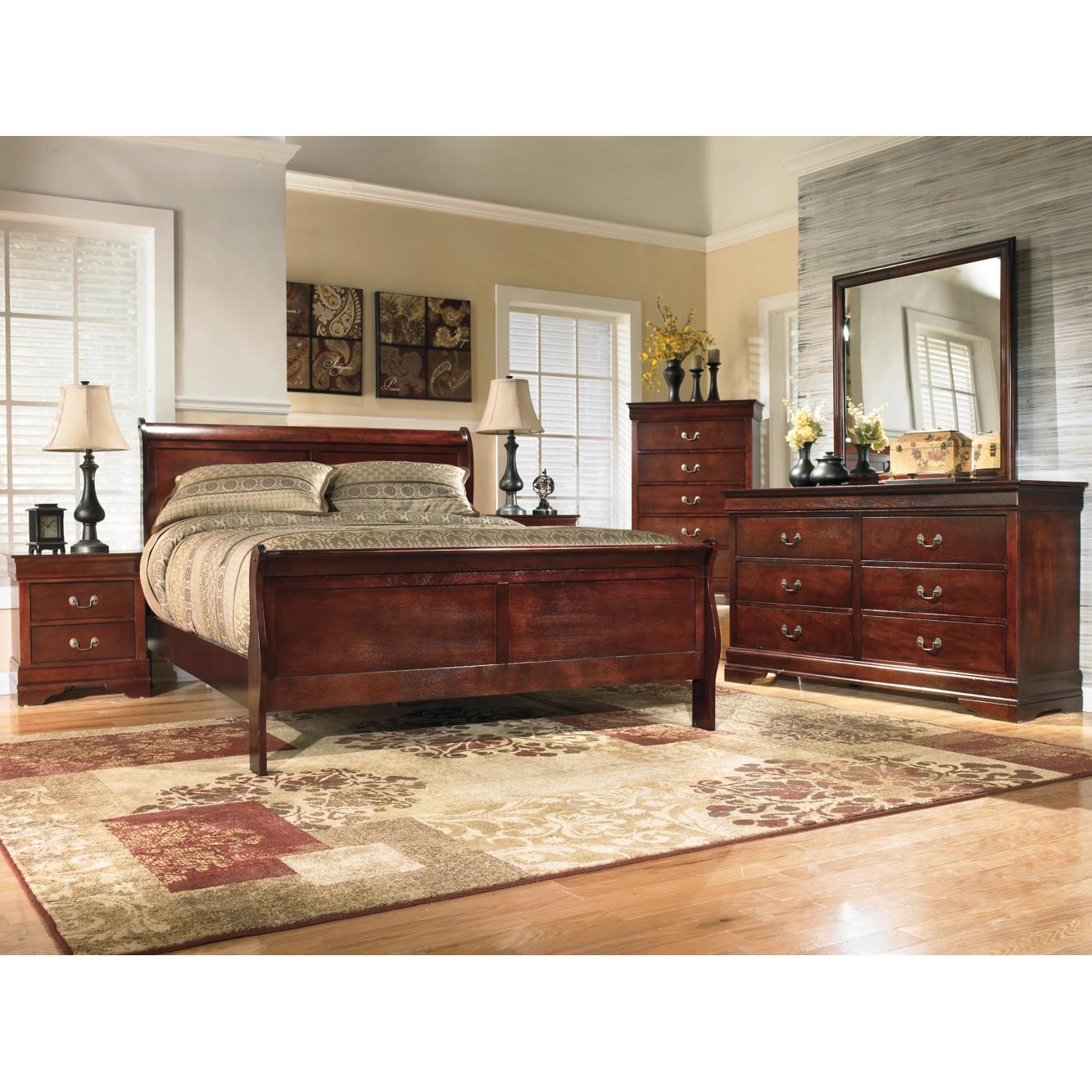 Signature Design by Ashley Alisdair B376B15 6 pc Queen Sleigh Bedroom Set IMAGE 1