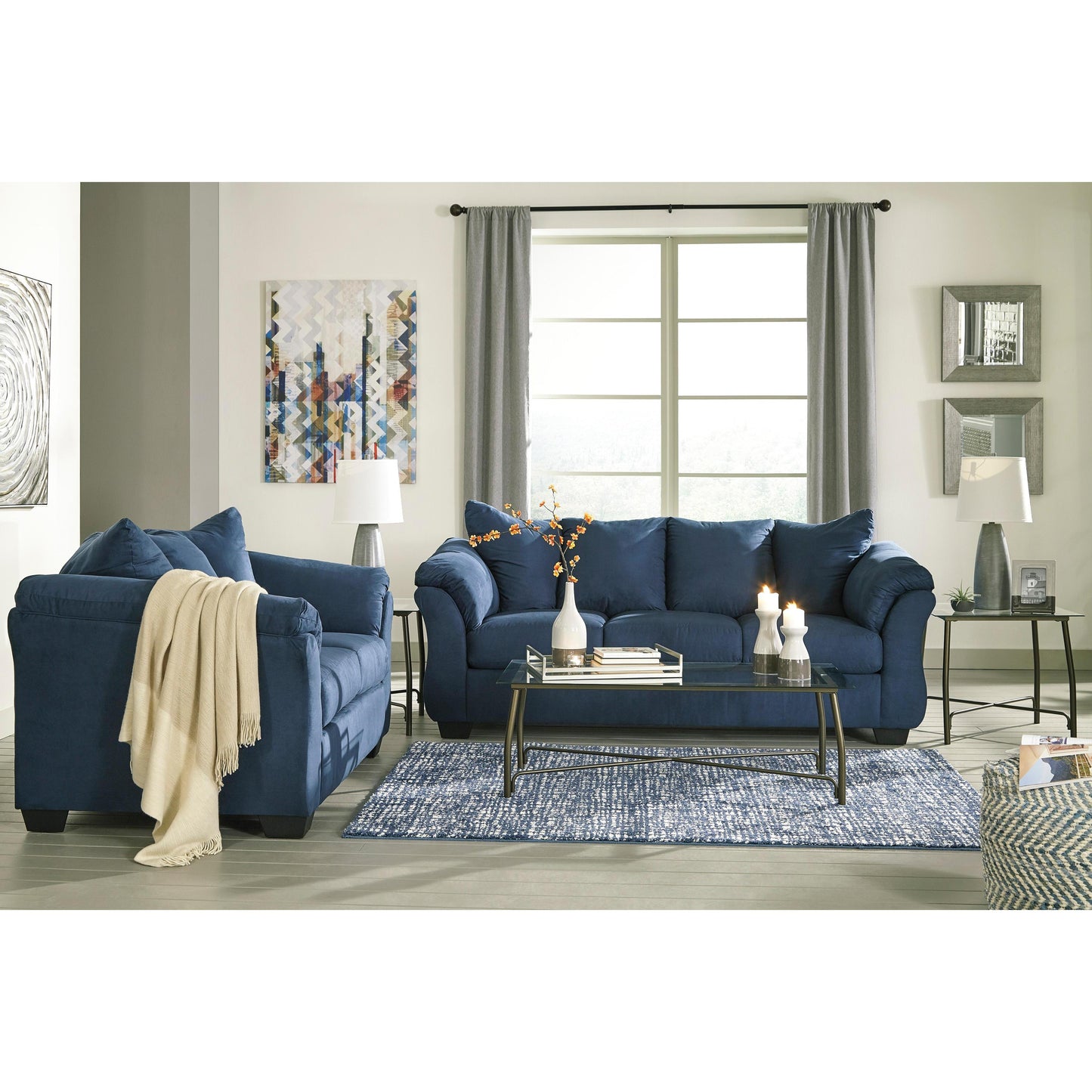 Signature Design by Ashley Darcy 75007U1 2 pc Living Room Set IMAGE 1