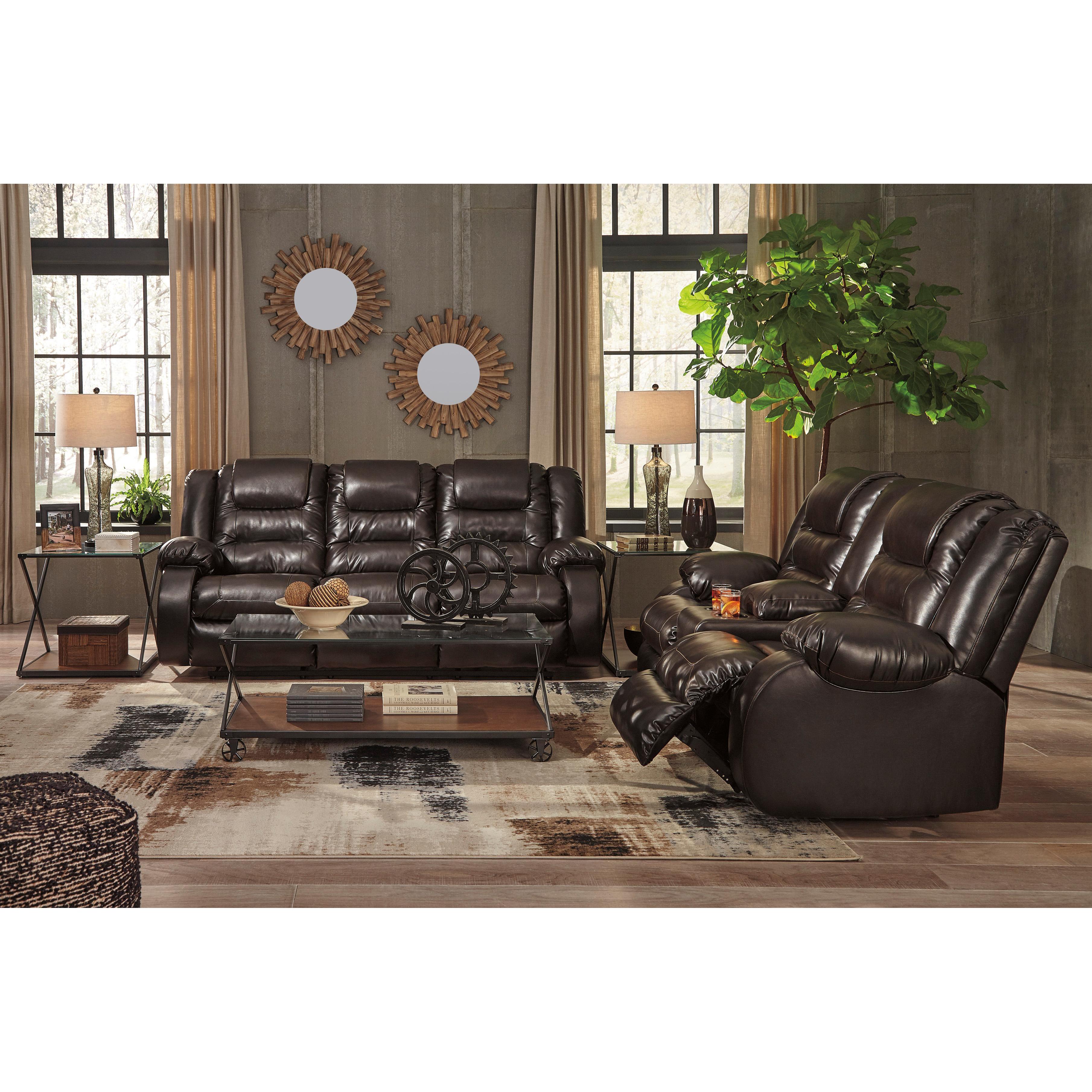 Signature Design by Ashley Vacherie 79307U1 2 pc Reclining Living Room Set IMAGE 2