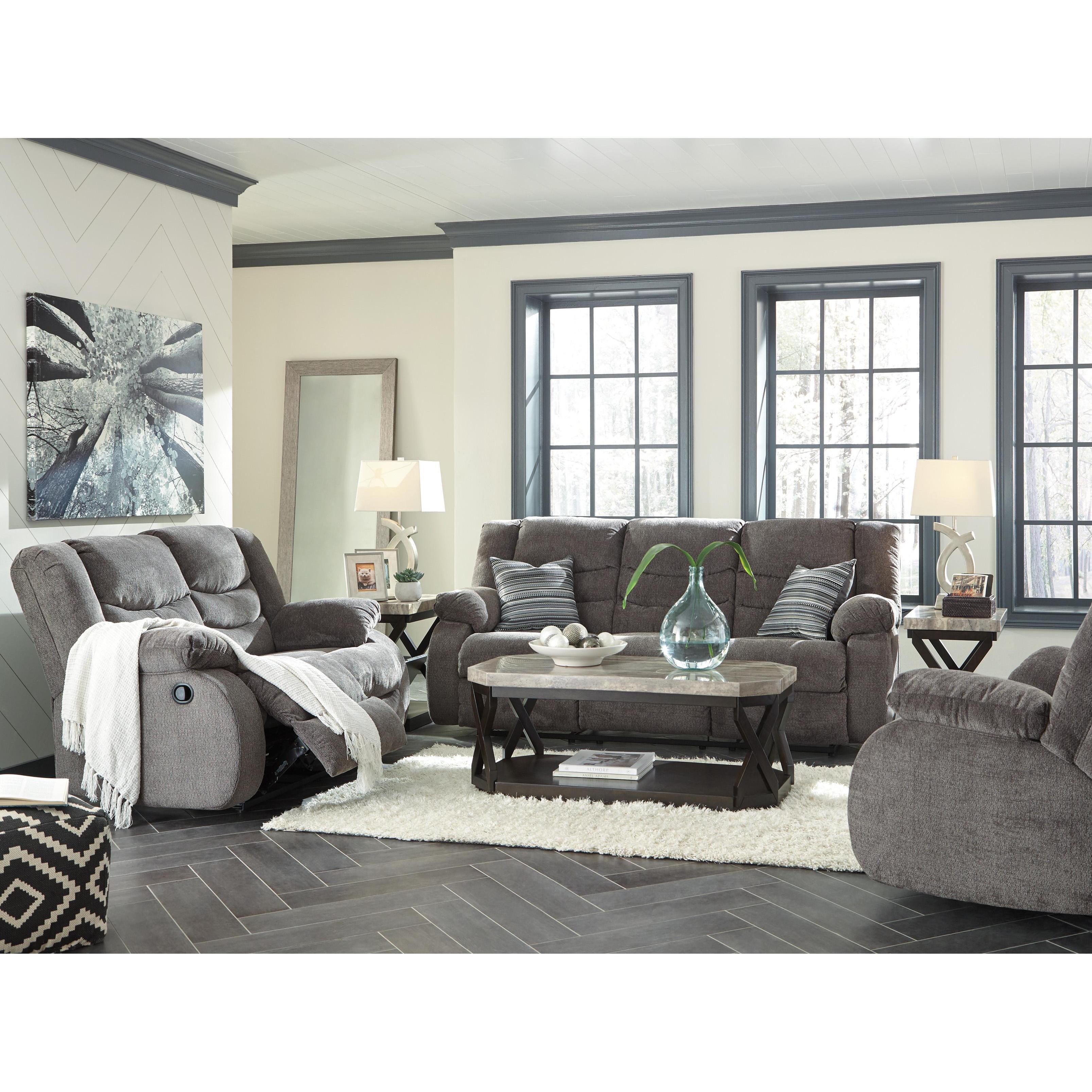 Signature Design by Ashley Tulen 98606U4 3 pc Reclining Living Room Set IMAGE 1