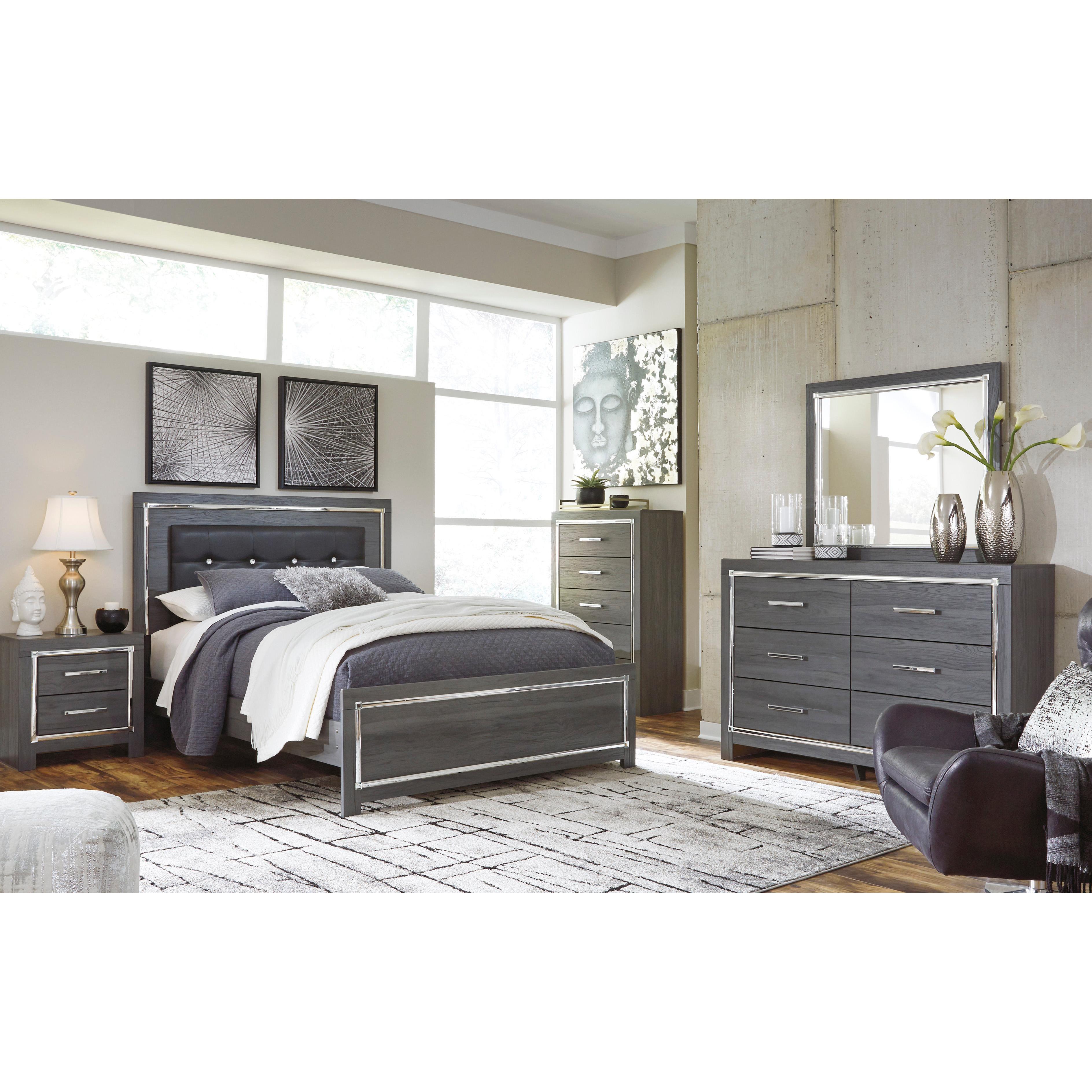 Signature Design by Ashley Lodanna B214B39 7 pc Queen Panel Bedroom Set IMAGE 1