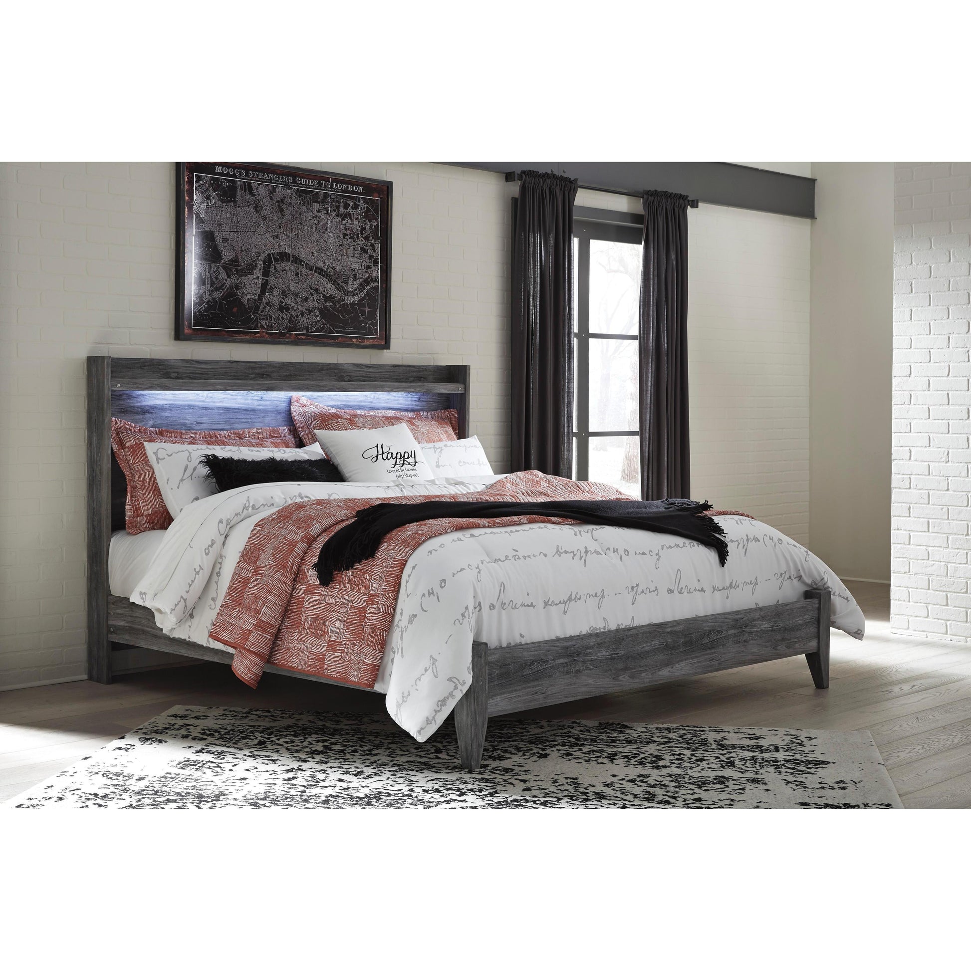 Signature Design by Ashley Baystorm B221B44 6 pc King Panel Bedroom Set IMAGE 2