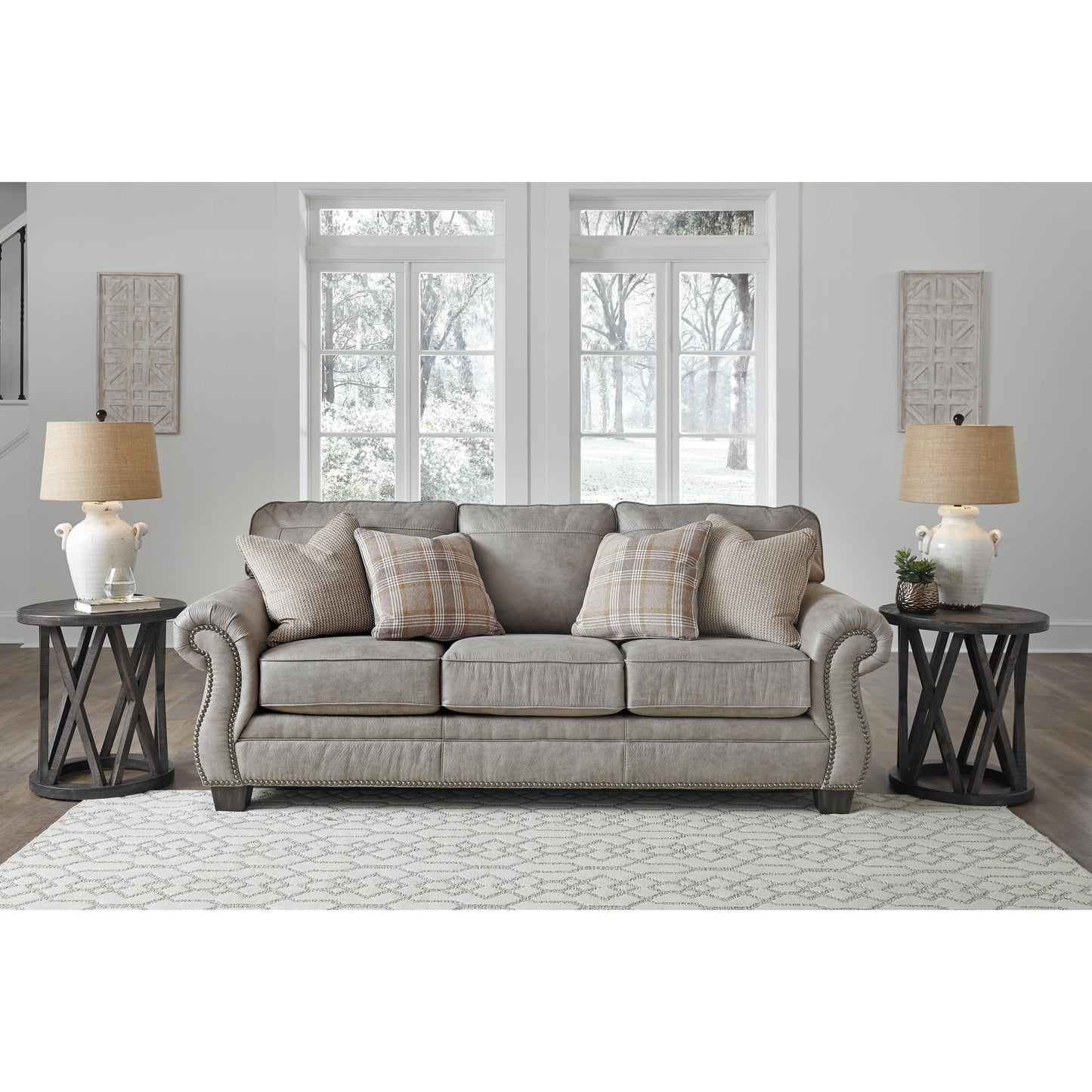 Signature Design by Ashley Olsberg 48701U8 3 pc Living Room Set IMAGE 2