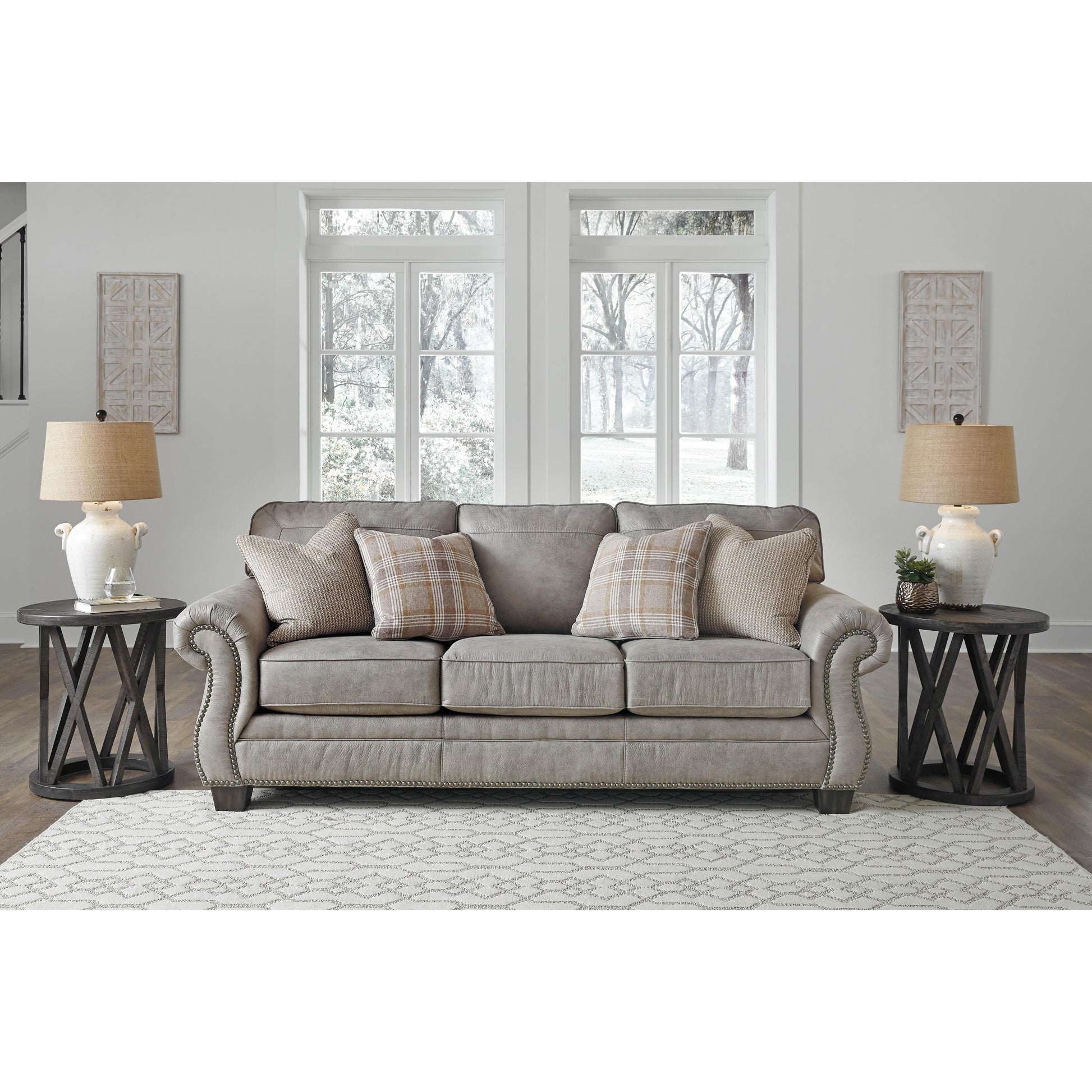 Signature Design by Ashley Olsberg 48701U8 3 pc Living Room Set IMAGE 2