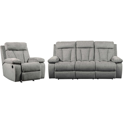 Signature Design by Ashley Mitchiner 76204U2 2 pc Reclining Living Room Set IMAGE 1