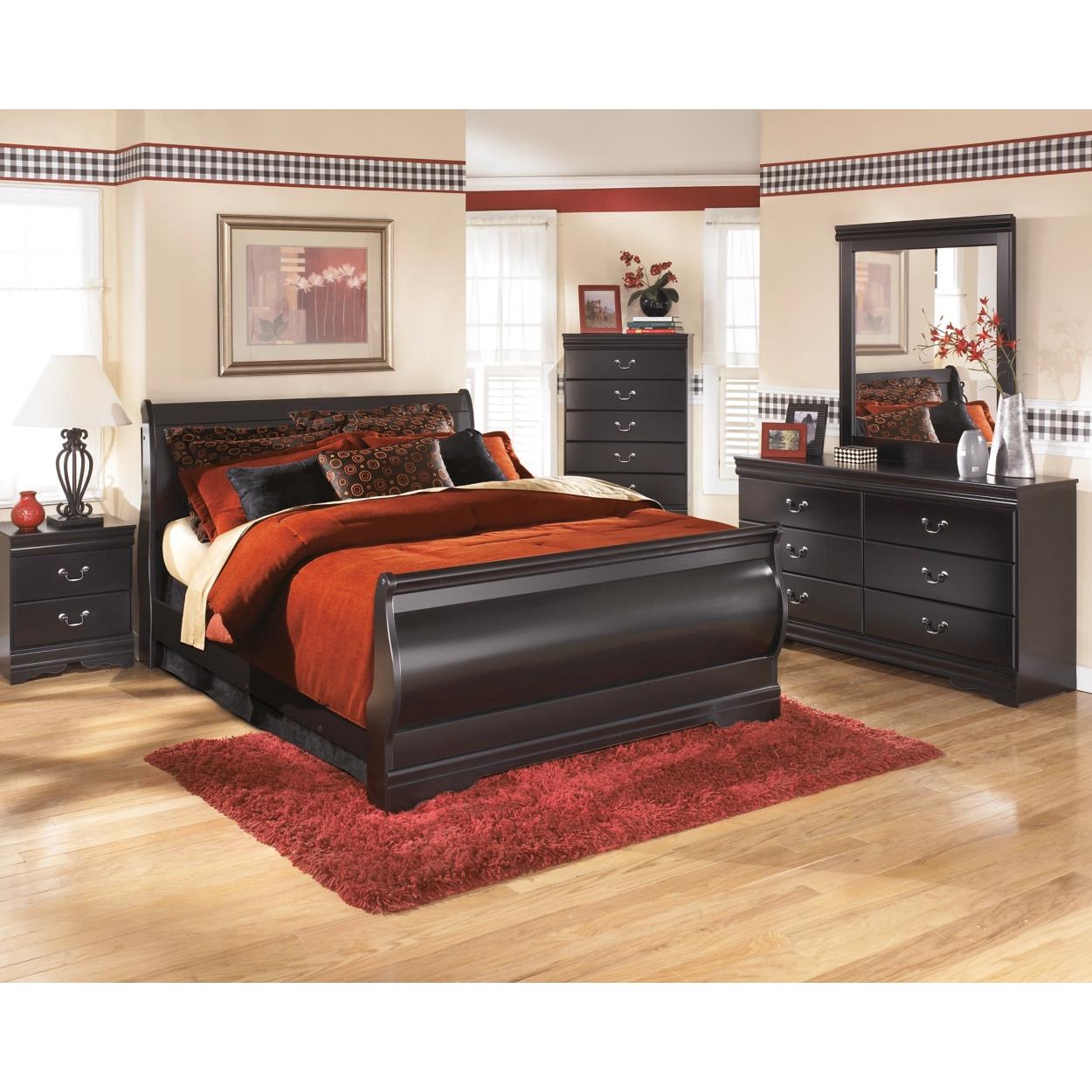 Signature Design by Ashley Huey Vineyard B128B19 6 pc Queen Sleigh Bedroom Set IMAGE 1