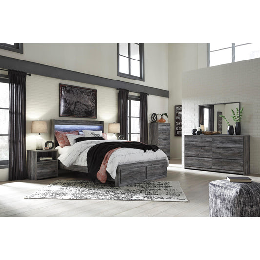 Signature Design by Ashley Baystorm B221B38 4 pc Queen Panel Storage Bedroom Set IMAGE 1