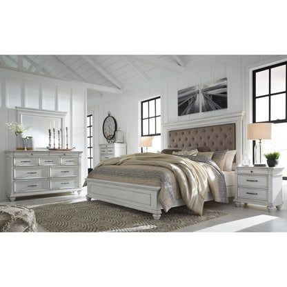 Benchcraft Kanwyn B777B16 6 pc Queen Upholstered Panel Bedroom Set IMAGE 1