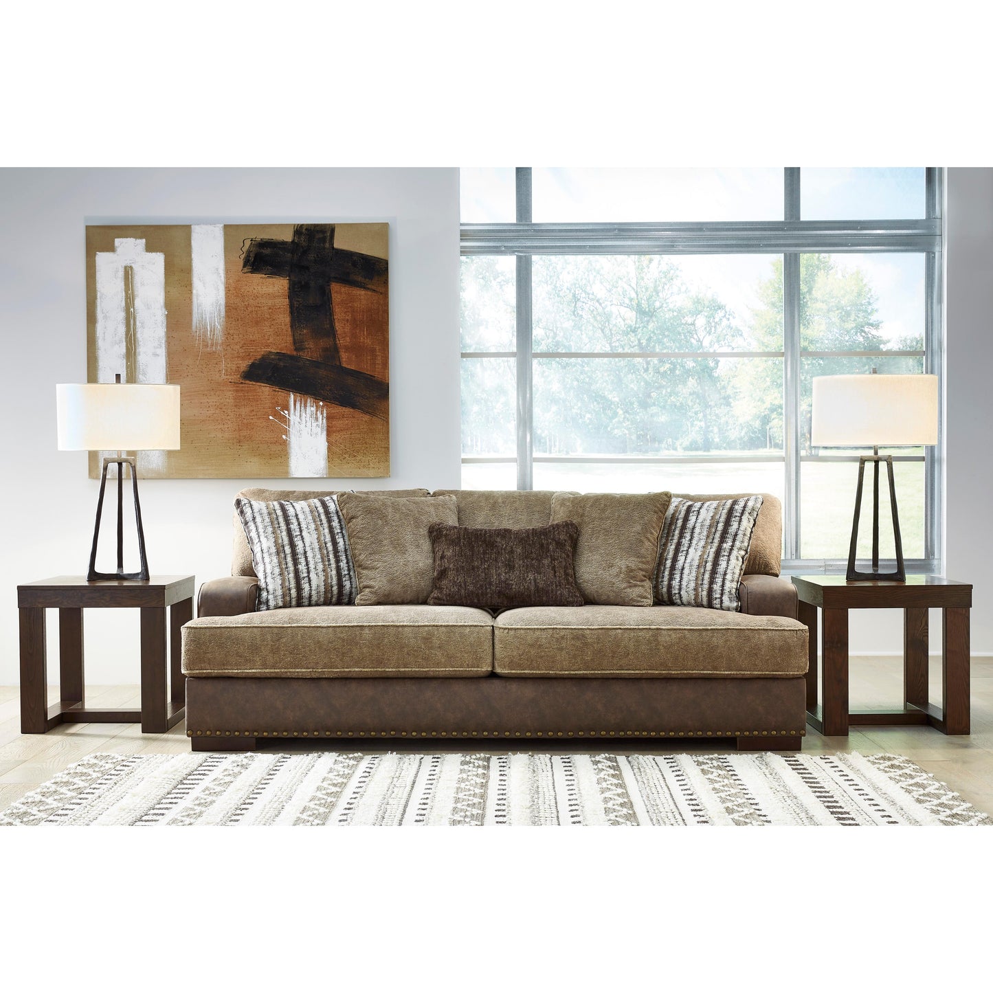 Signature Design by Ashley Alesbury 18704U4 4 pc Living Room Set IMAGE 2