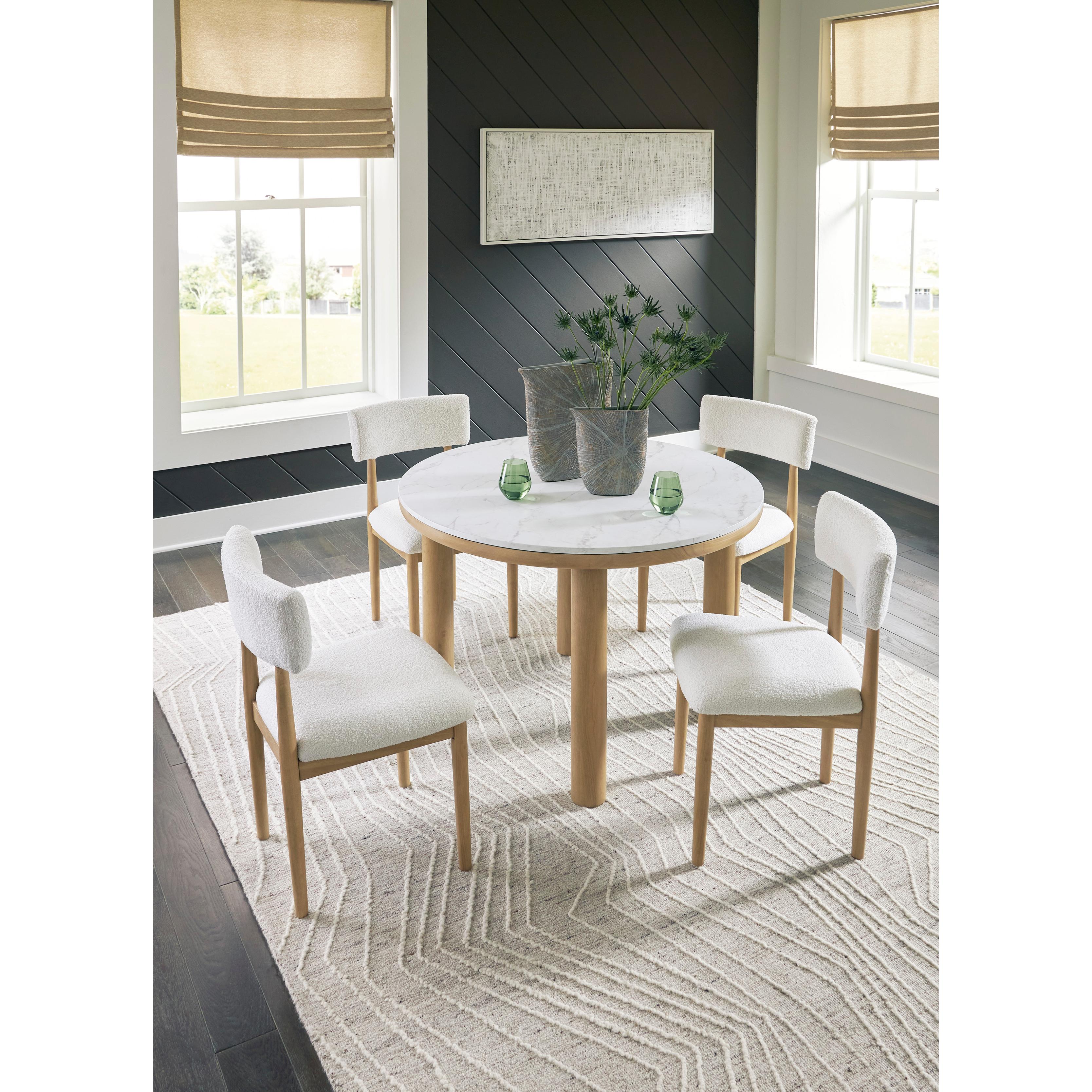 Signature Design by Ashley Sawdyn D427 5 pc Dining Set IMAGE 2