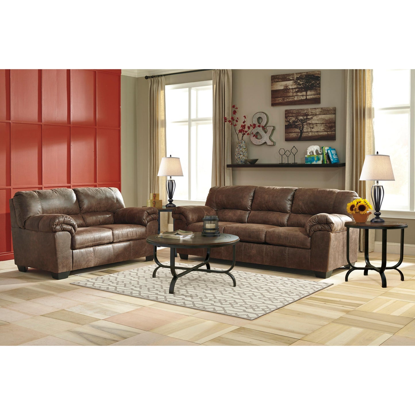 Signature Design by Ashley Bladen 12020U11 2 pc Full Sofa Sleeper and Loveseat Set IMAGE 4