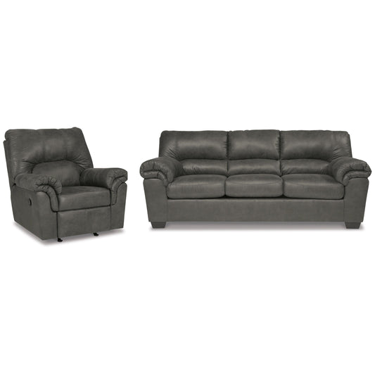 Signature Design by Ashley Bladen 12021U4 2 pc Sofa and Recliner Set IMAGE 1