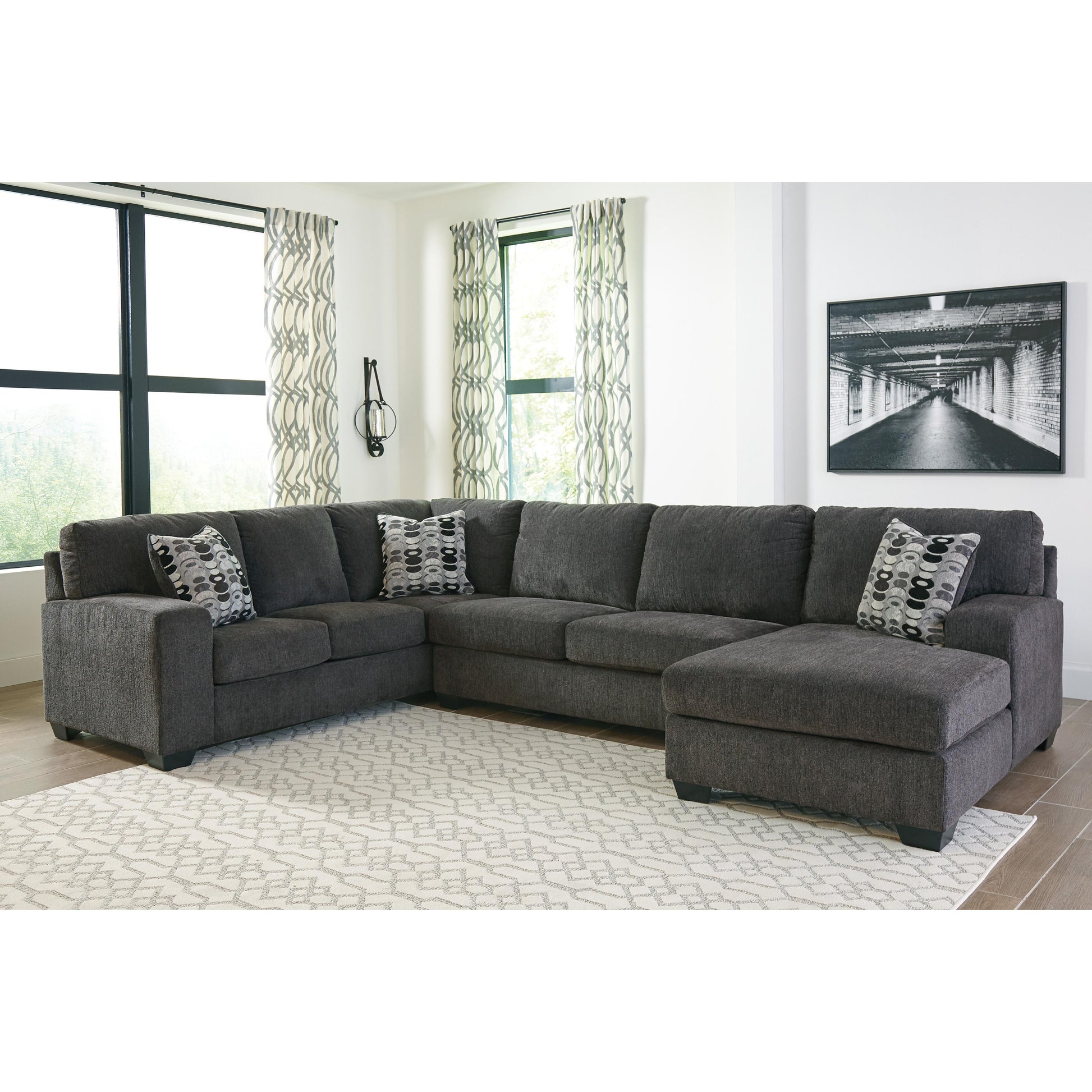 Signature Design by Ashley Ballinasloe Fabric 3 pc Sectional 8070366/8070334/8070317 IMAGE 2