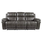 Signature Design by Ashley Erlangen Power Reclining Leather Look Sofa 3000415 IMAGE 1