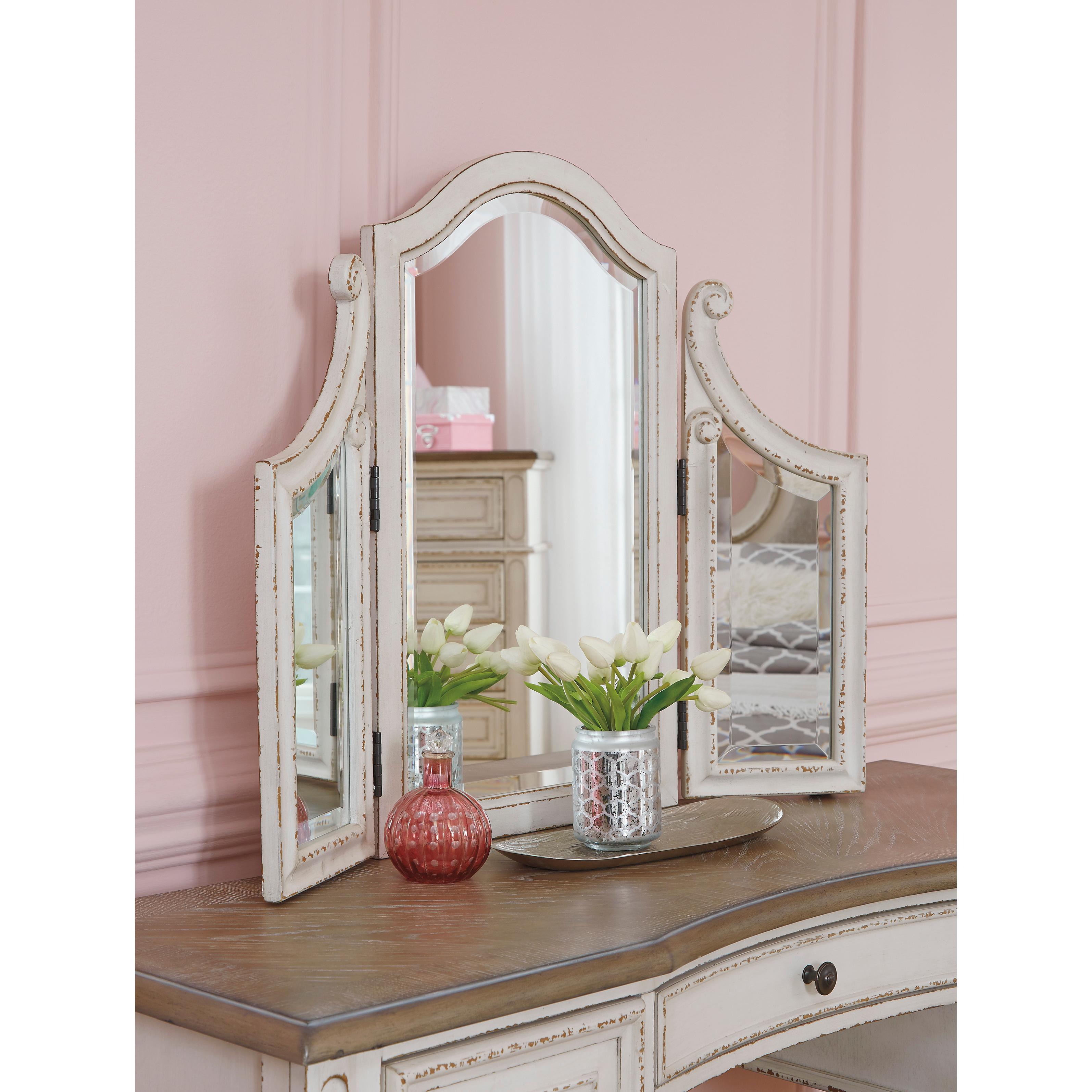 Signature Design by Ashley Realyn 3 Drawer Vanity Set B743 22