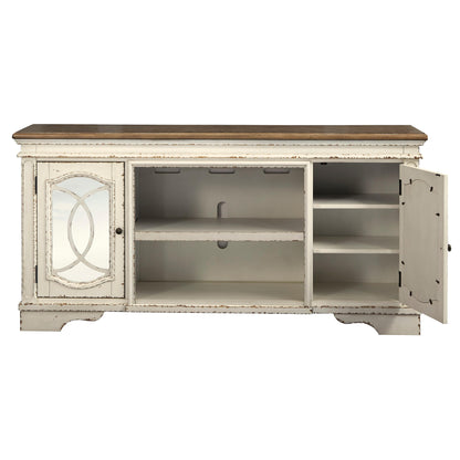 Signature Design by Ashley Realyn TV Stand with Cable Management W743-68 IMAGE 2