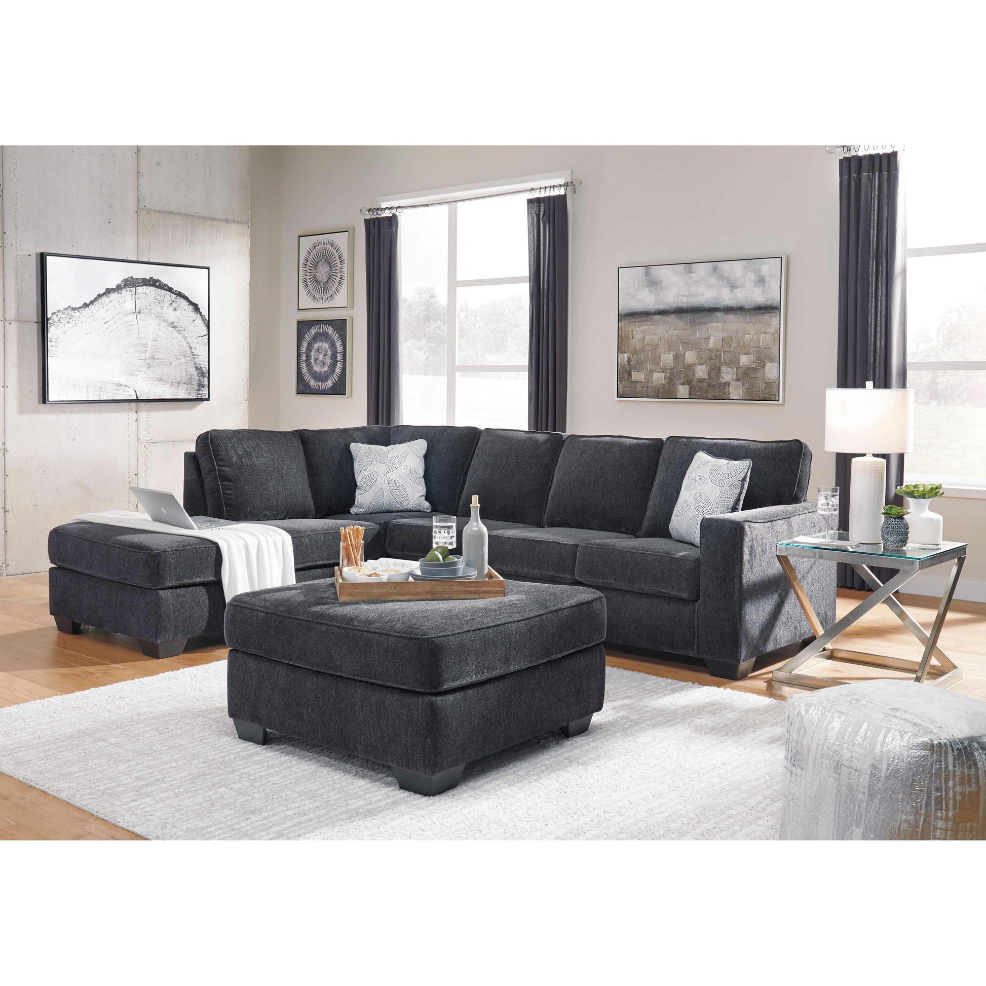 Signature Design by Ashley Altari Fabric Full Sleeper Sectional 8721316/8721383 IMAGE 6