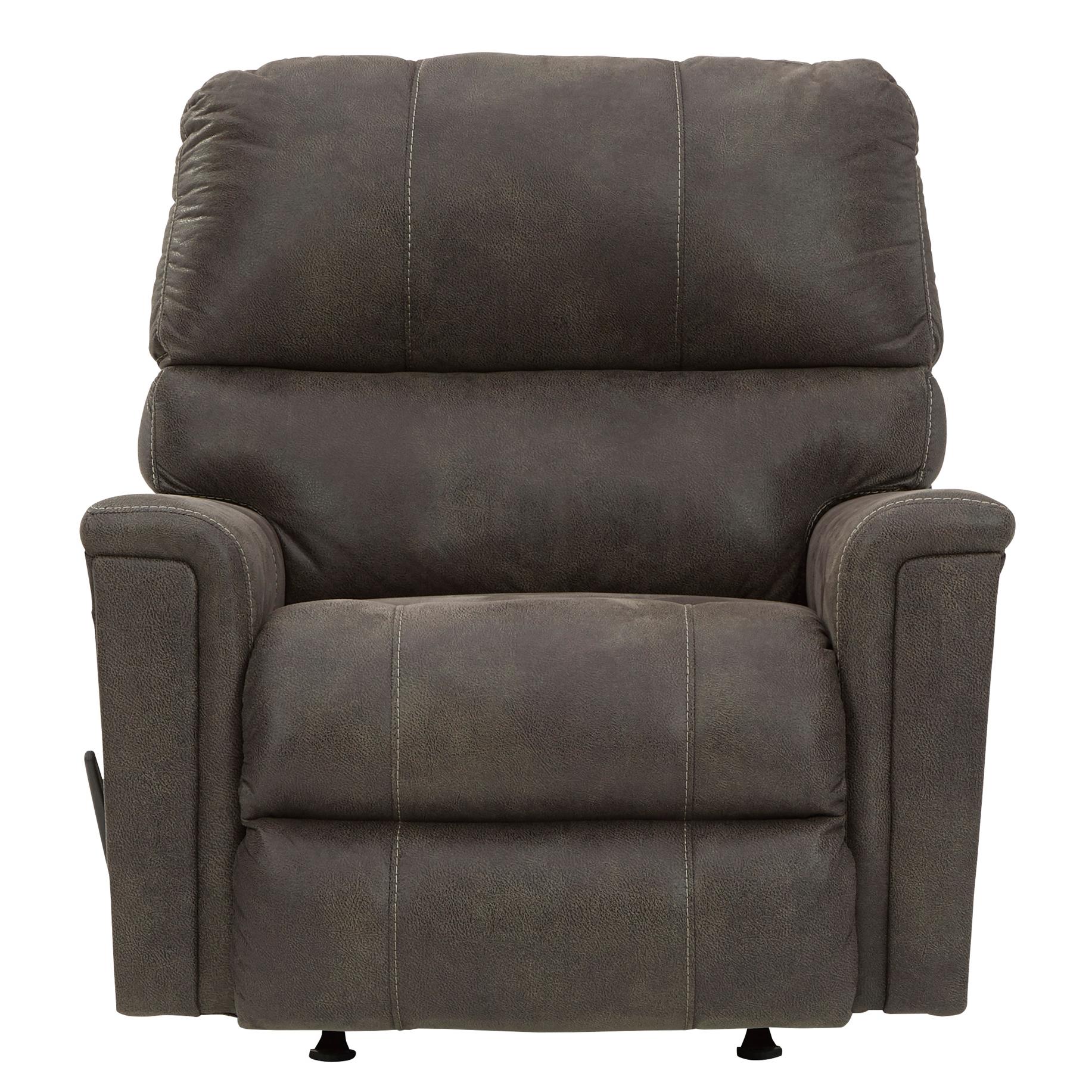 Signature Design by Ashley Navi Rocker Leather Look Recliner 9400225 IMAGE 4