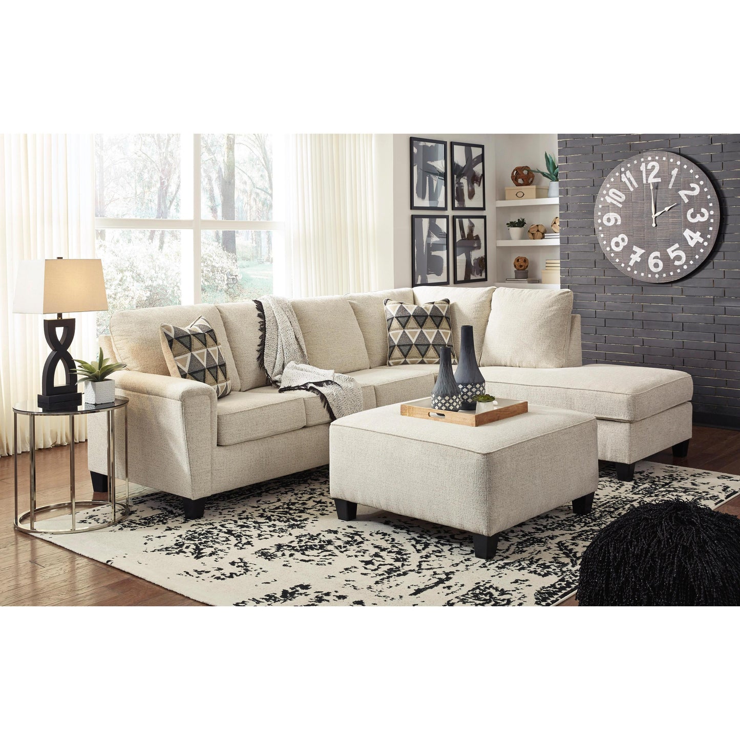 Signature Design by Ashley Abinger Fabric Queen Sleeper Sectional 8390469/8390417 IMAGE 8