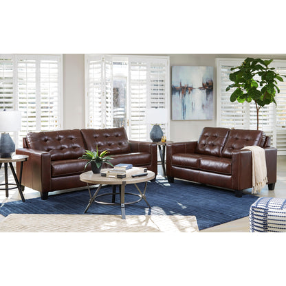 Signature Design by Ashley Altonbury Leather Match Queen Sofabed 8750439