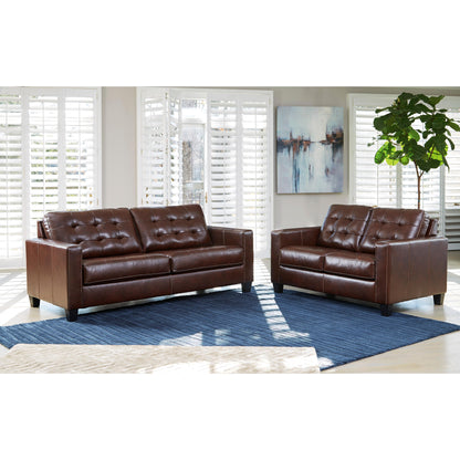 Signature Design by Ashley Altonbury Leather Match Queen Sofabed 8750439