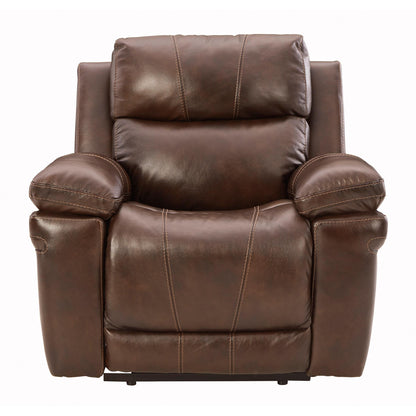 Signature Design by Ashley Edmar Power Leather Match Recliner U6480513 IMAGE 2