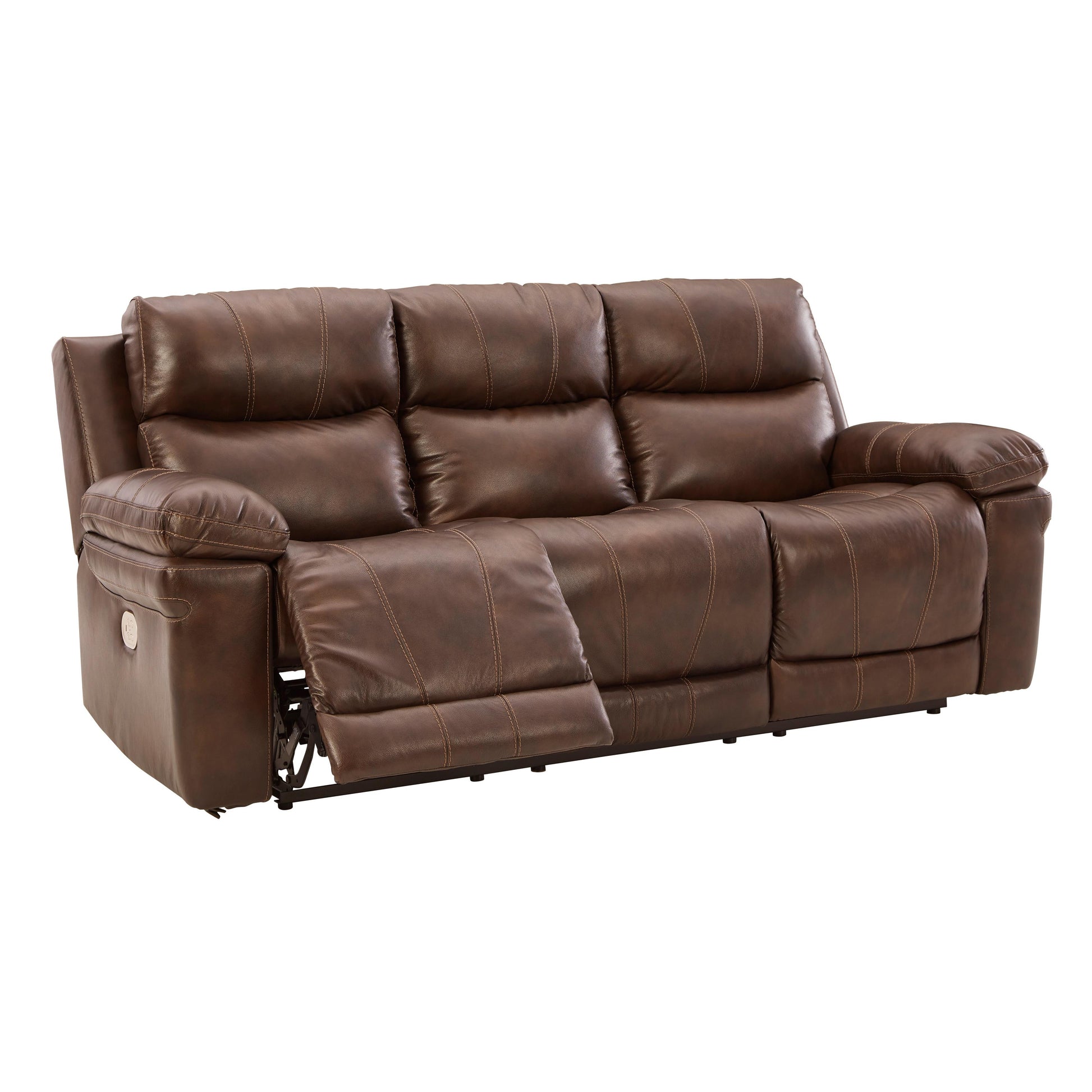 Signature Design by Ashley Edmar Power Reclining Leather Match Sofa U6480515 IMAGE 1