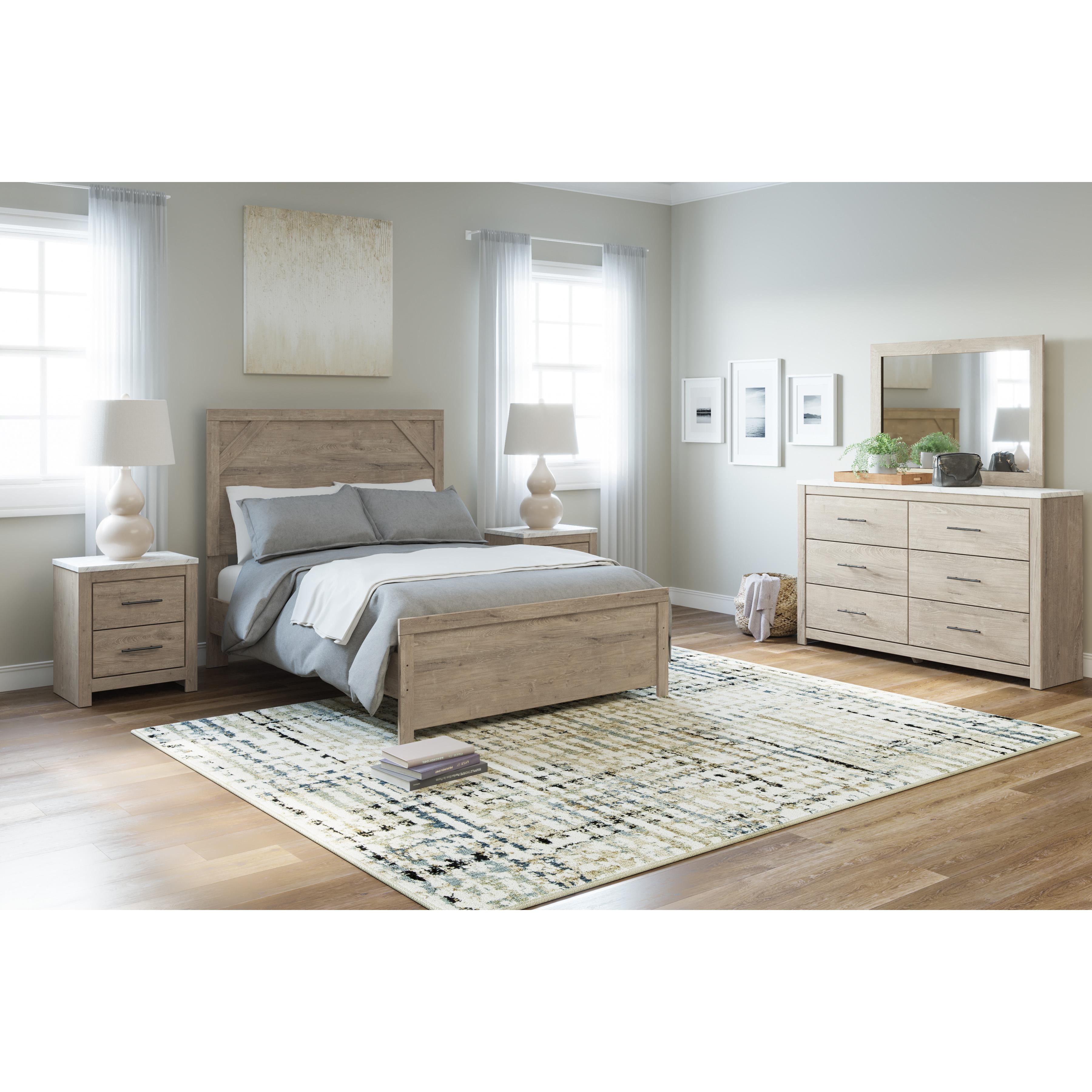 Signature Design by Ashley Senniberg 6-Drawer Dresser with Mirror B1191-31/B1191-36 IMAGE 4