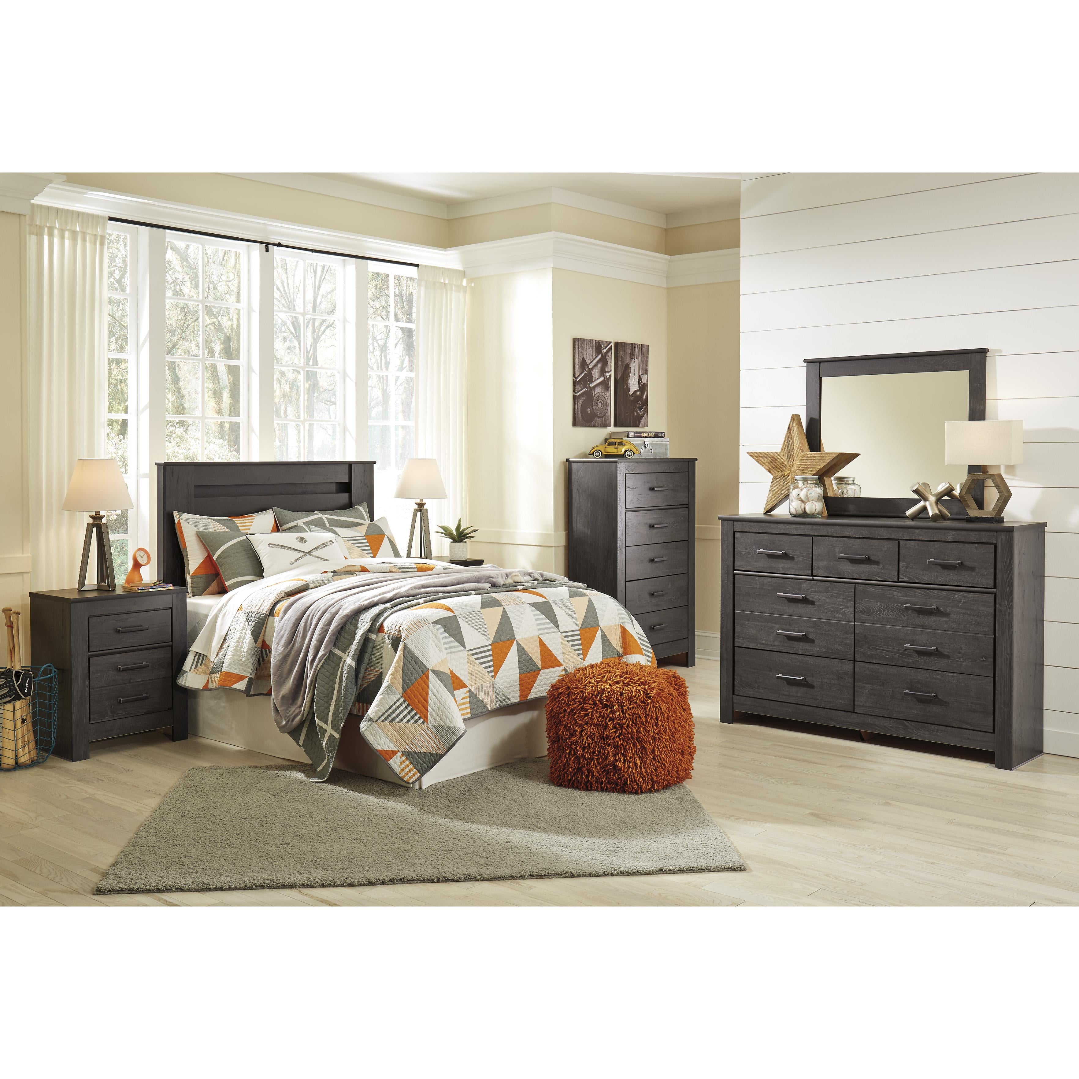 Signature Design by Ashley Brinxton 7-Drawer Dresser with Mirror B249-31/B249-36 IMAGE 9