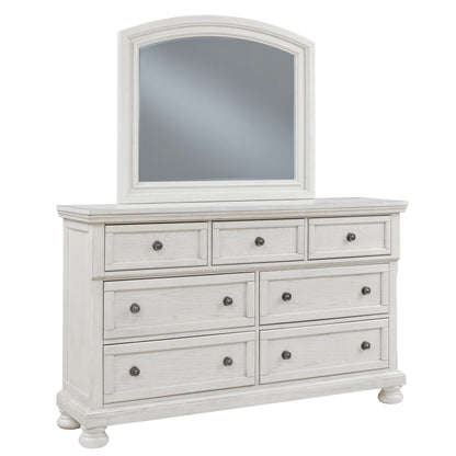 Signature Design by Ashley Robbinsdale 6-Drawer Dresser with Mirror B742-31/B742-36