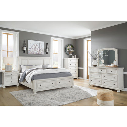 Signature Design by Ashley Robbinsdale 6-Drawer Dresser with Mirror B742-31/B742-36