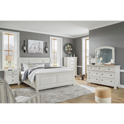 Signature Design by Ashley Robbinsdale 6-Drawer Dresser with Mirror B742-31/B742-36