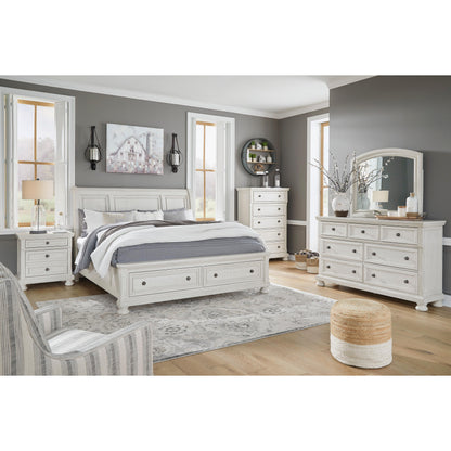 Signature Design by Ashley Robbinsdale 6-Drawer Dresser with Mirror B742-31/B742-36