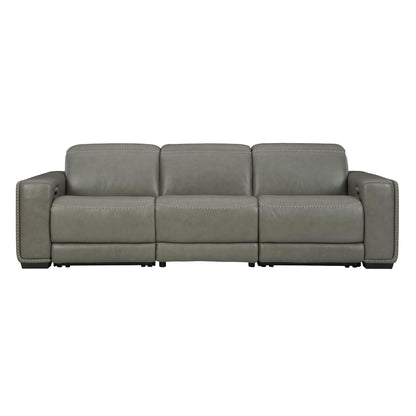 Signature Design by Ashley Correze Power Reclining Leather Match 3 pc Sectional U9420258/U9420246/U9420262 IMAGE 4