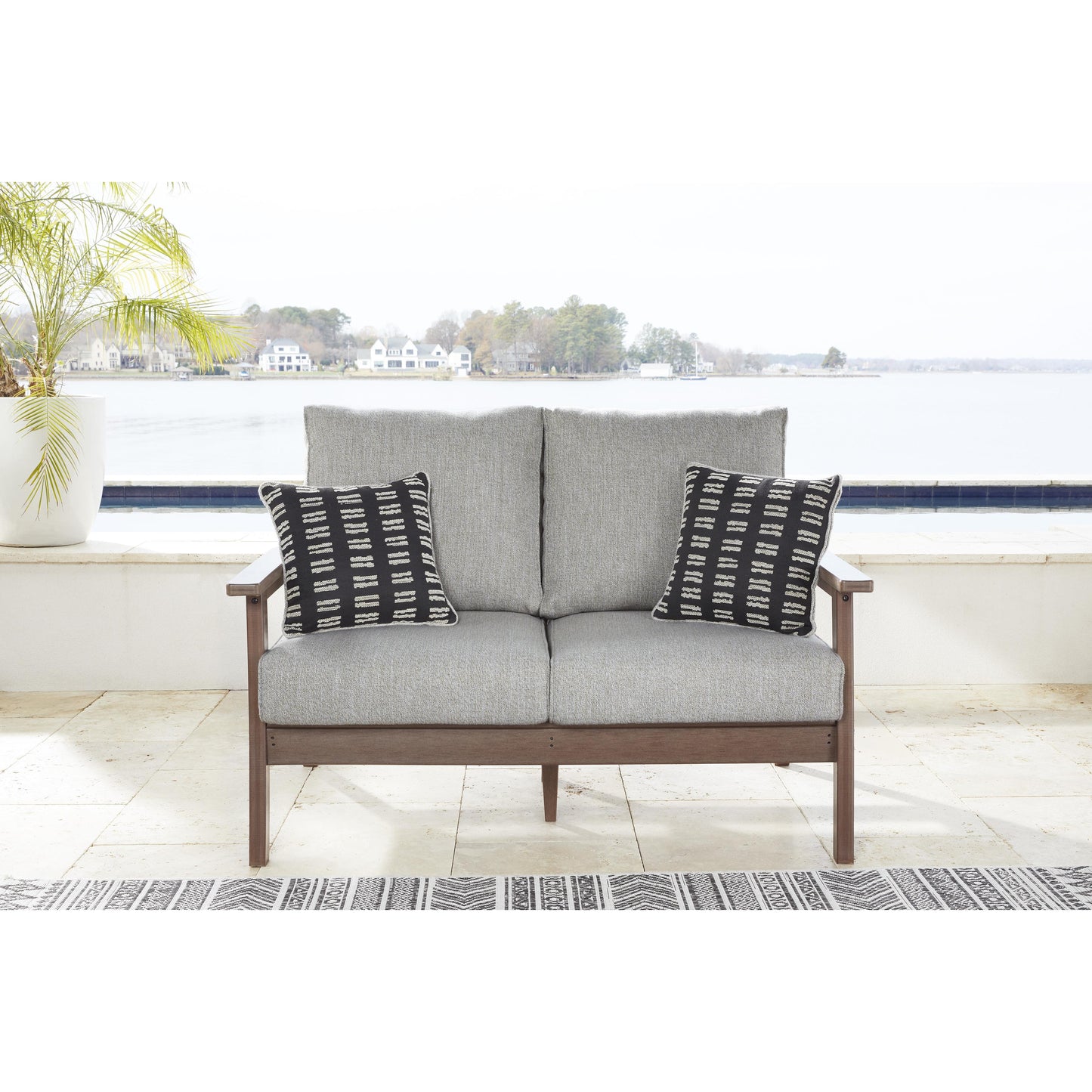 Signature Design by Ashley Outdoor Seating Loveseats P420-835 IMAGE 5