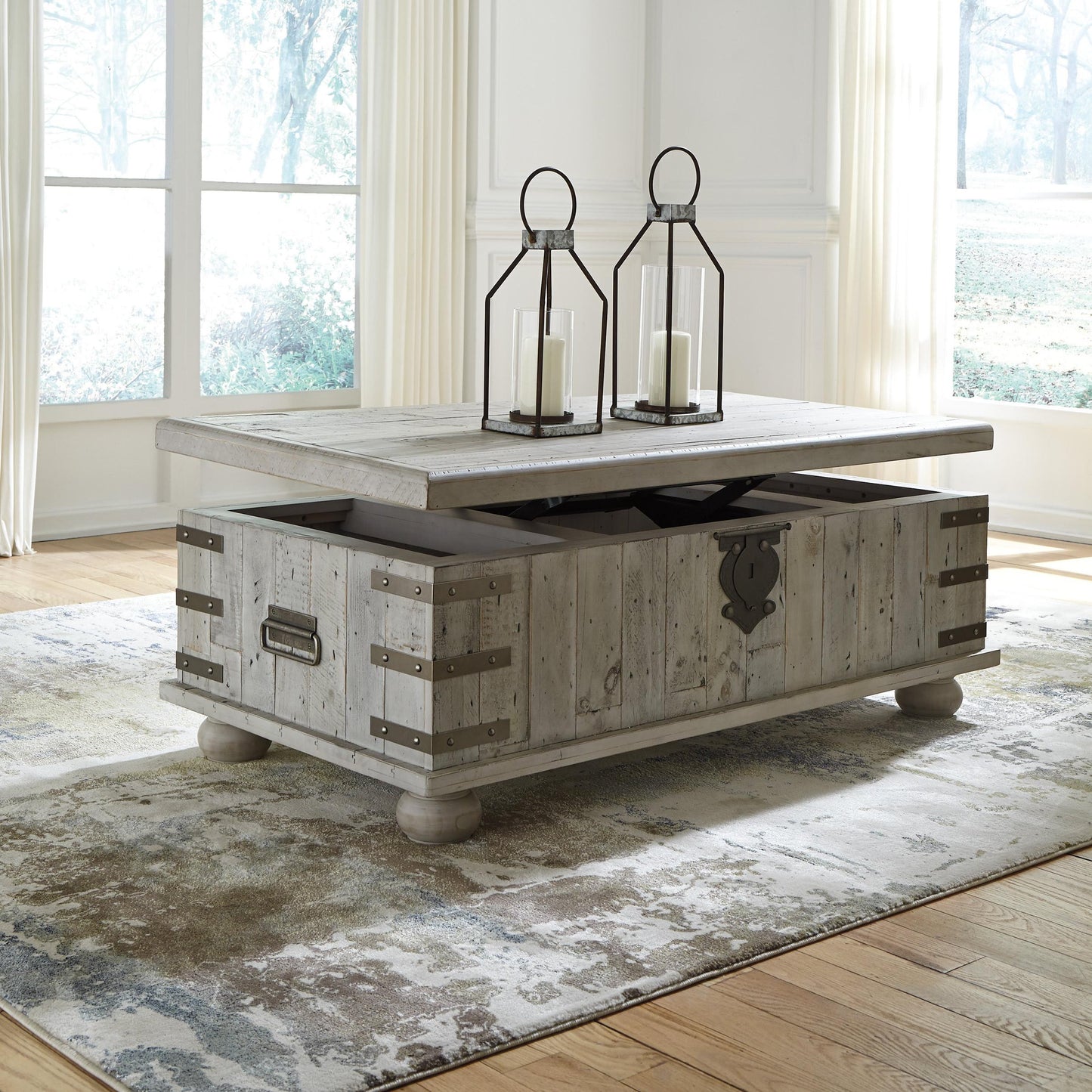 Signature Design by Ashley Carynhurst Lift Top Occasional Table Set T757-9/T757-3/T757-3 IMAGE 5