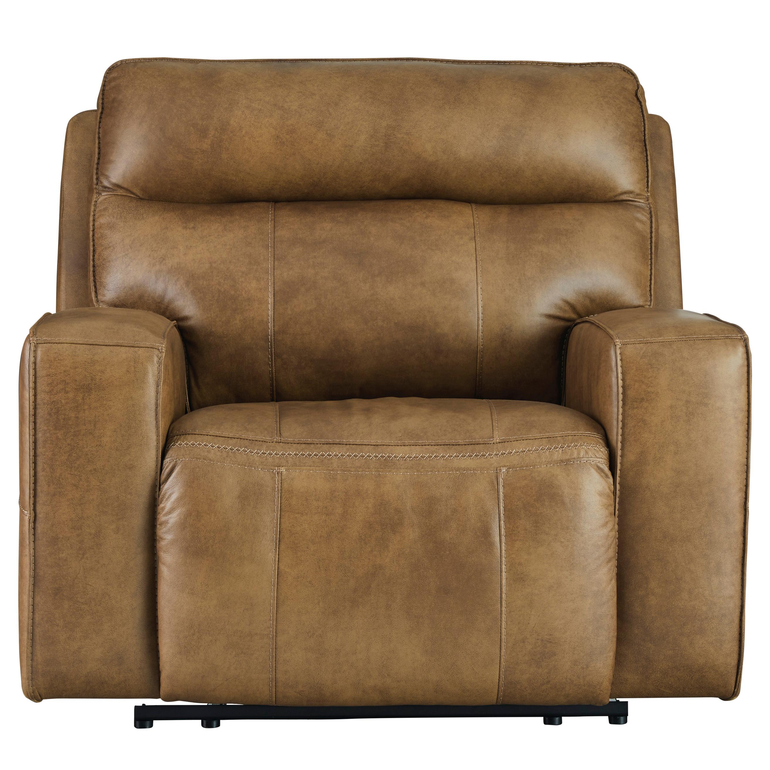 Signature Design by Ashley Game Plan Power Leather Recliner U1520682 IMAGE 3