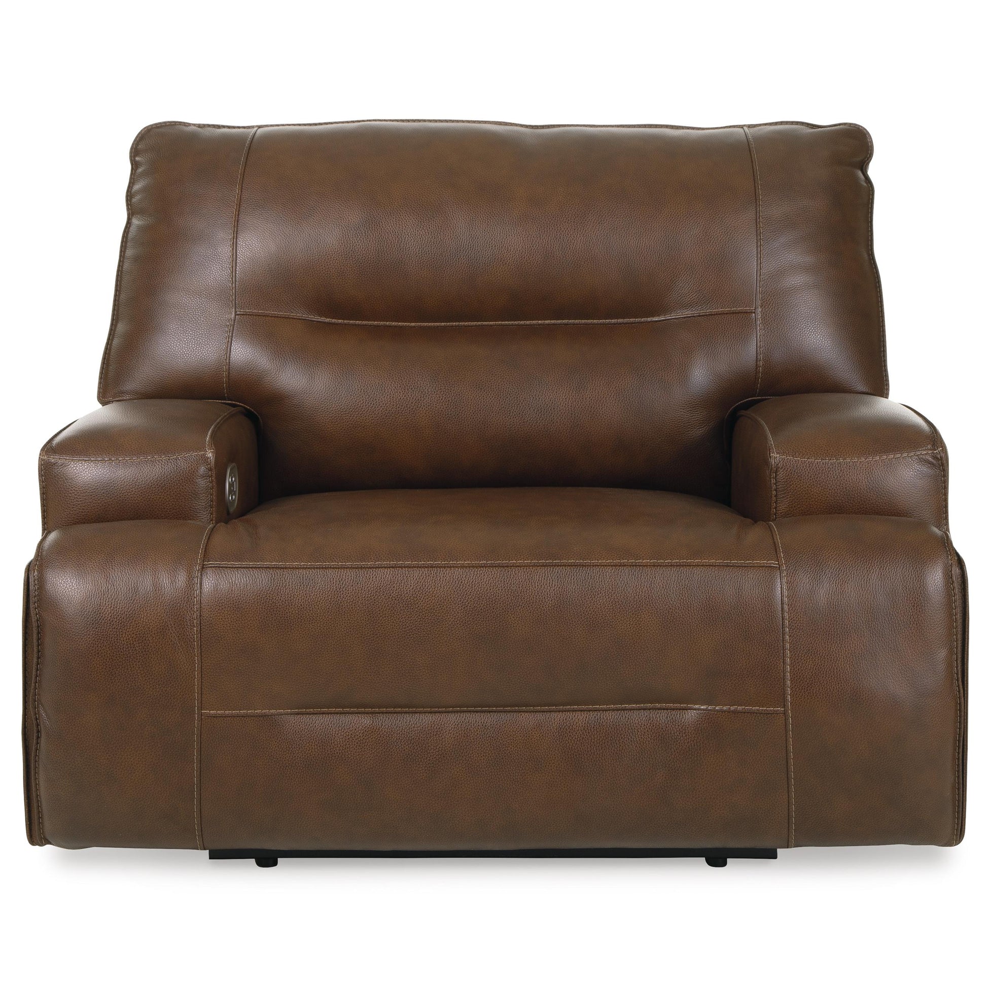 Signature Design by Ashley Francesca Power Leather Match Recliner U2570582 IMAGE 3