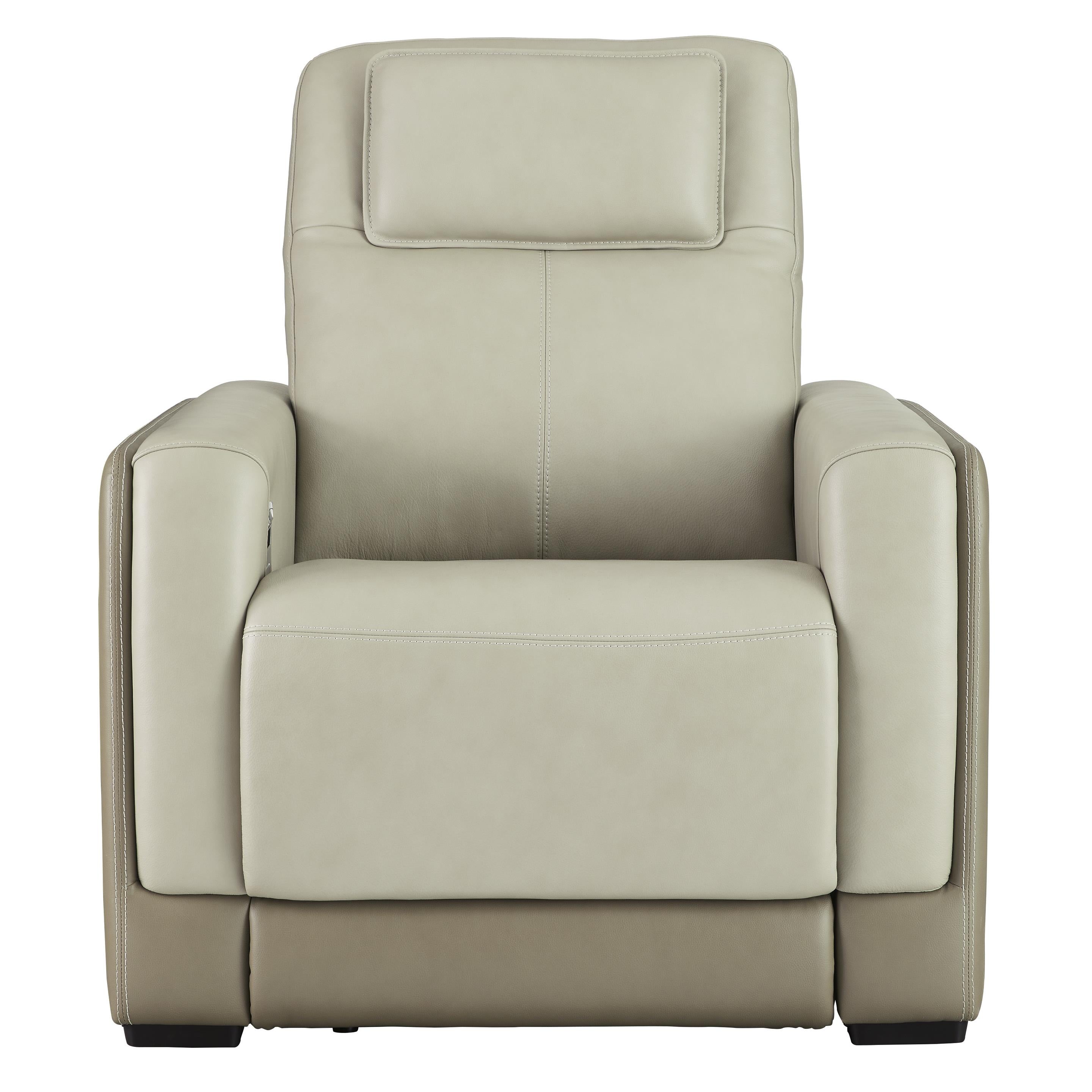 Signature Design by Ashley Battleville Power Leather Match Recliner U3070513 IMAGE 3