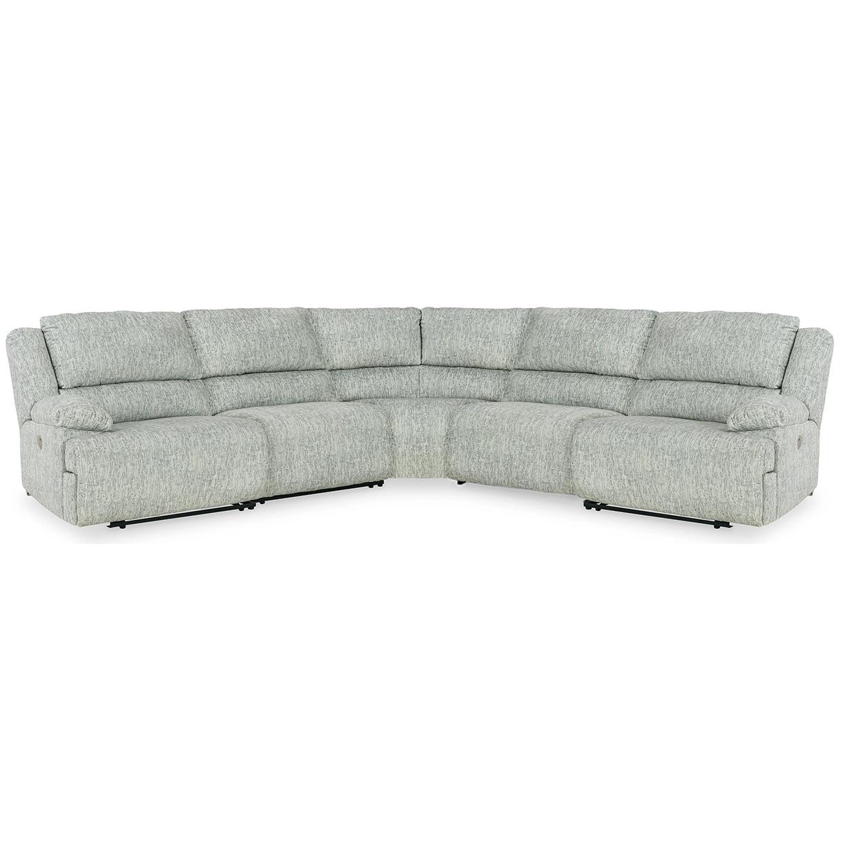 Signature Design by Ashley McClelland Power Reclining Fabric 5 pc Sectional 2930258/2930219/2930277/2930246/2930262 IMAGE 1