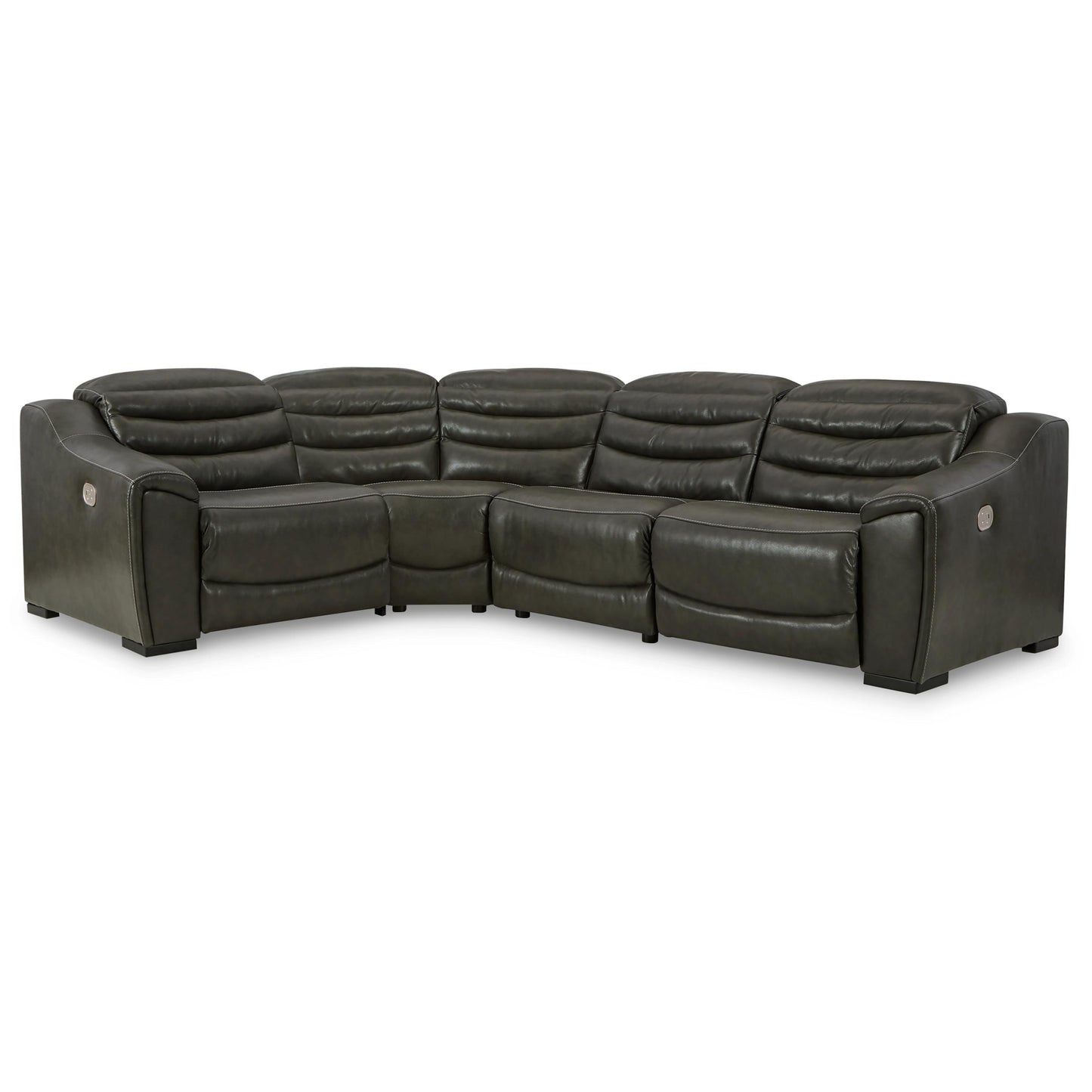 Signature Design by Ashley Center Line Power Reclining Leather Look 4 pc Sectional U6340458/U6340446/U6340477/U6340462 IMAGE 1