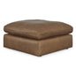 Signature Design by Ashley Emilia Leather Ottoman 3090108 IMAGE 1