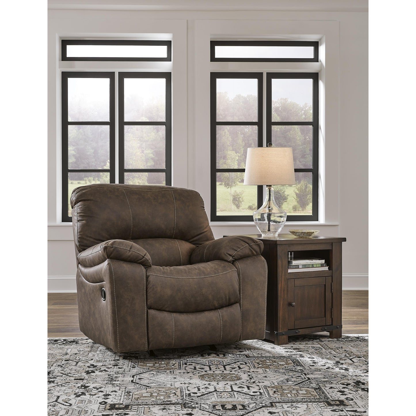 Signature Design by Ashley Kilmartin Rocker Leather Look Recliner 4240425 IMAGE 6