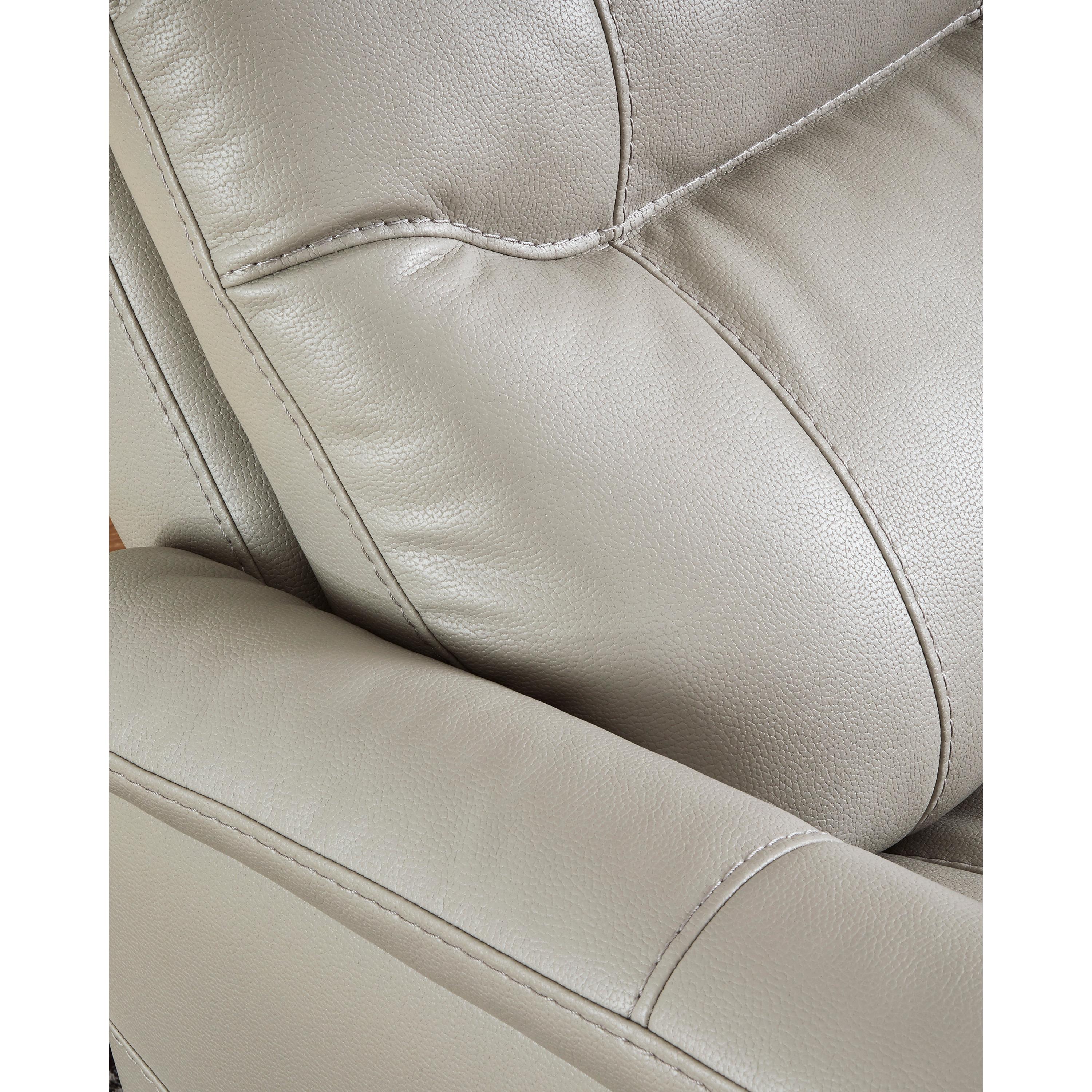 Signature Design by Ashley Riptyme Swivel Glider Leather Look Recliner 4640461 IMAGE 7