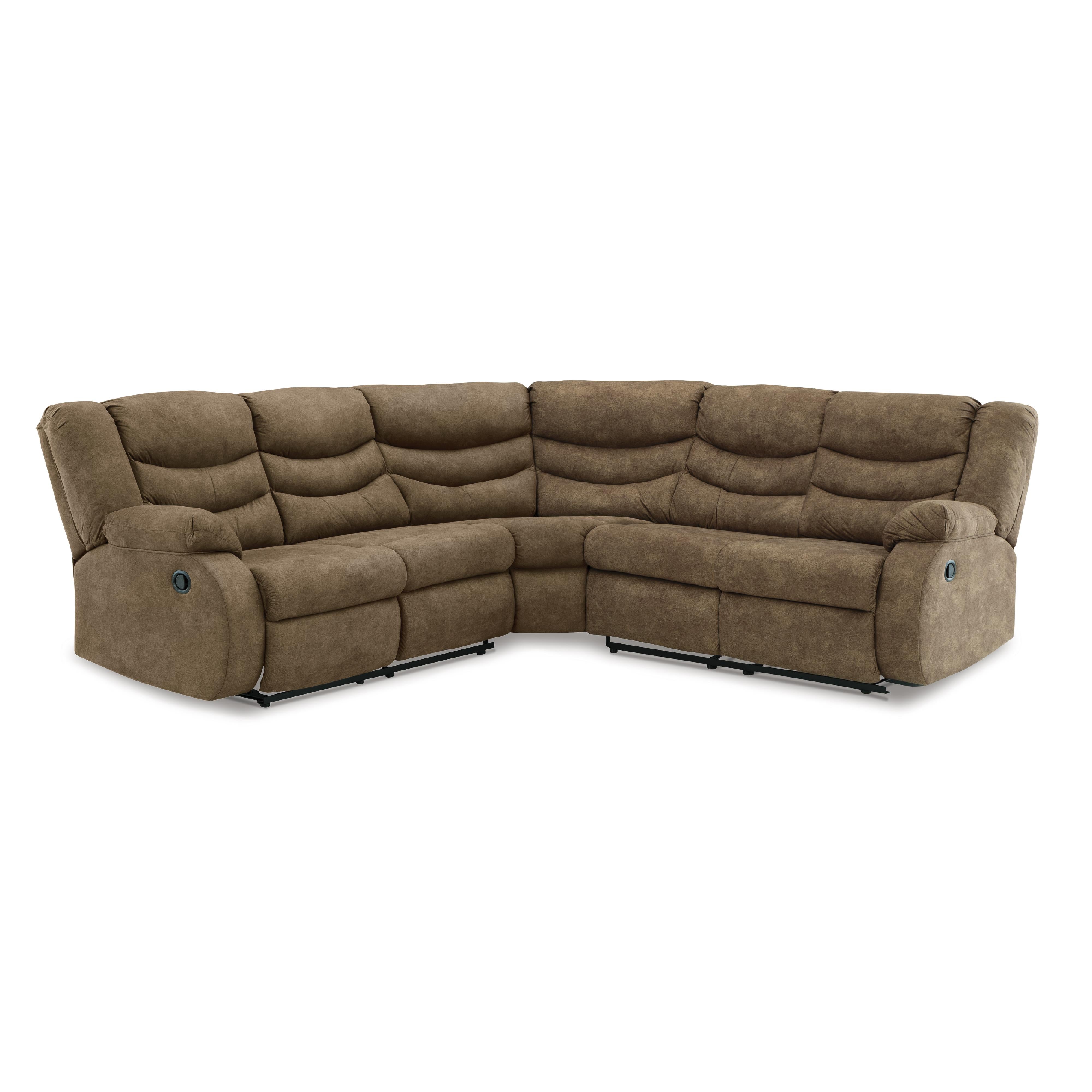 Signature Design by Ashley Partymate Reclining Leather Look 2 pc Sectional 3690248/3690250 IMAGE 1