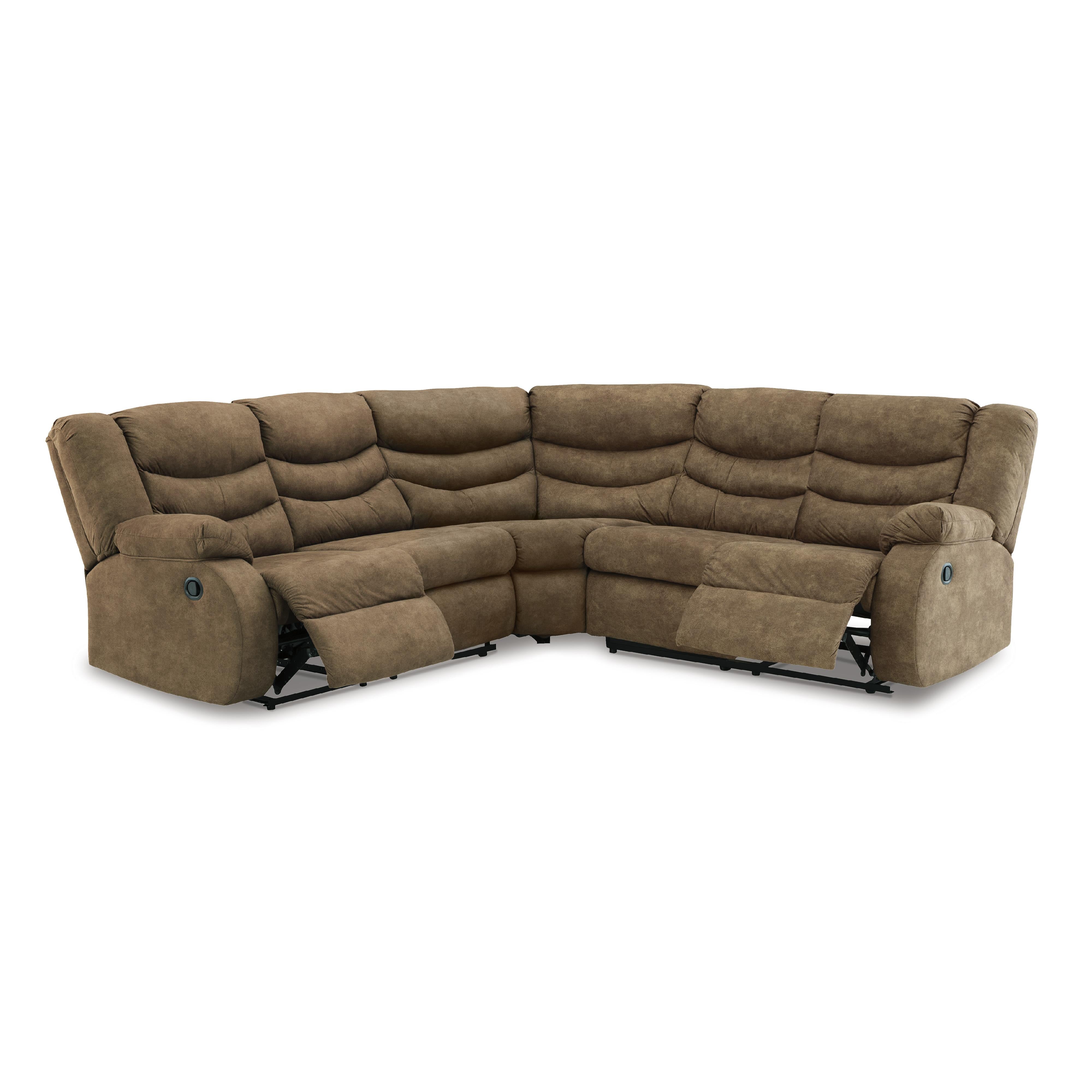 Signature Design by Ashley Partymate Reclining Leather Look 2 pc Sectional 3690248/3690250 IMAGE 2