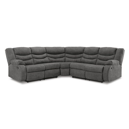 Signature Design by Ashley Partymate Reclining Leather Look 2 pc Sectional 3690348/3690350 IMAGE 1