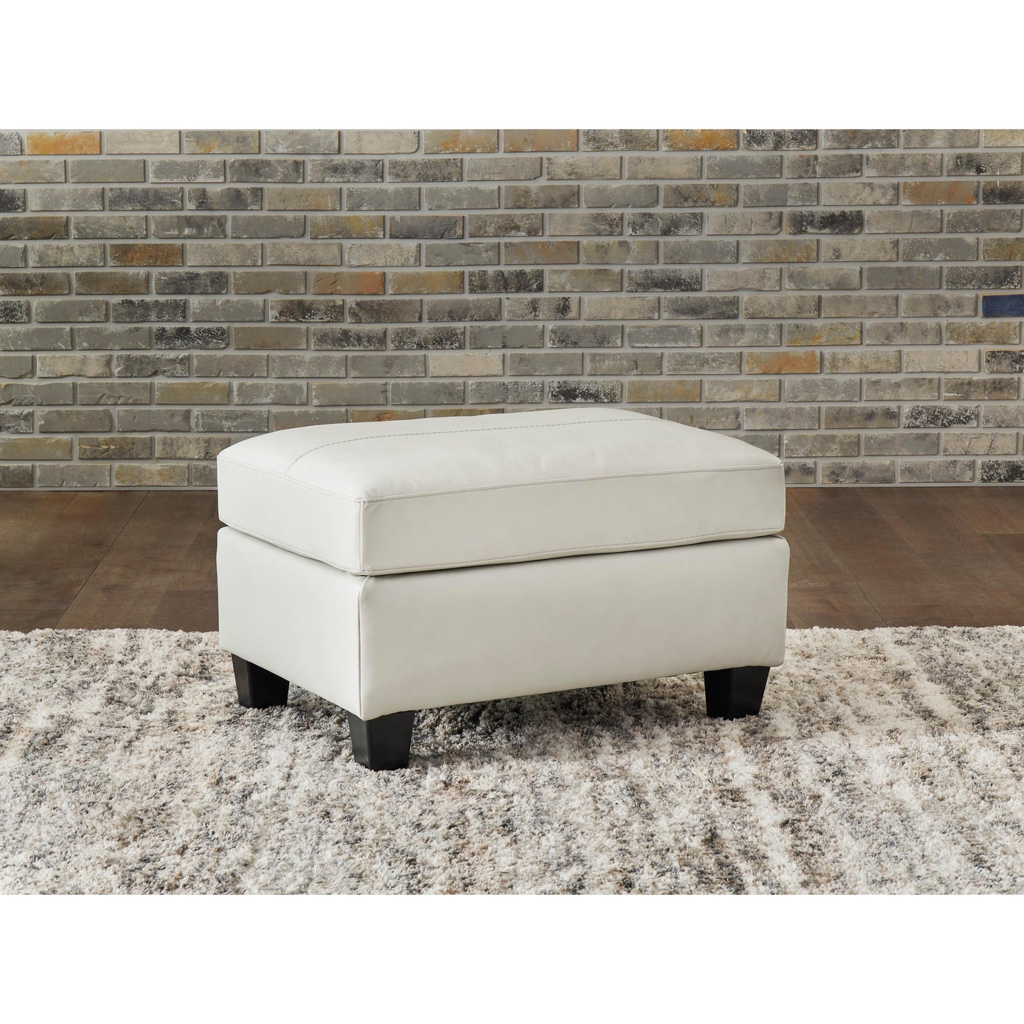 Signature Design by Ashley Genoa Leather Match Ottoman 4770414 IMAGE 4