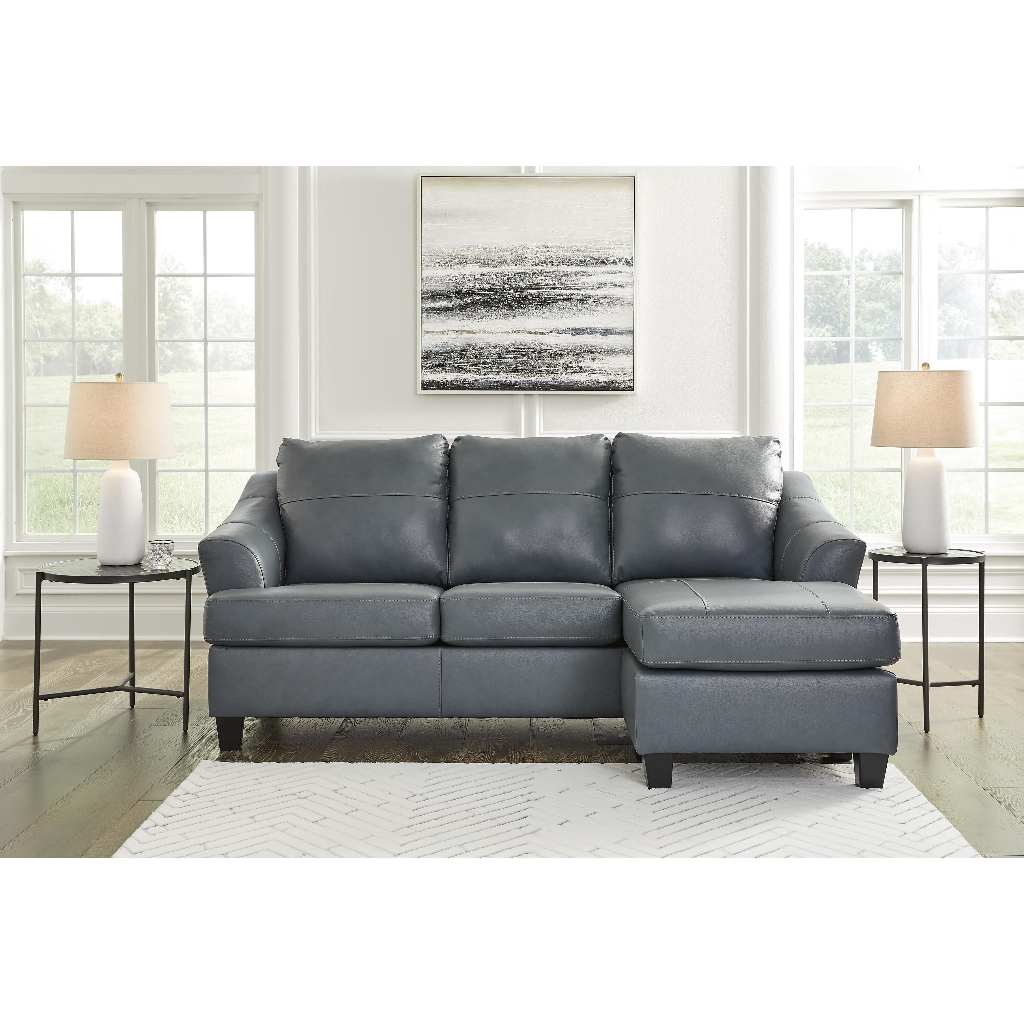 Signature Design by Ashley Genoa Stationary Leather Match Sofa 4770518 IMAGE 7